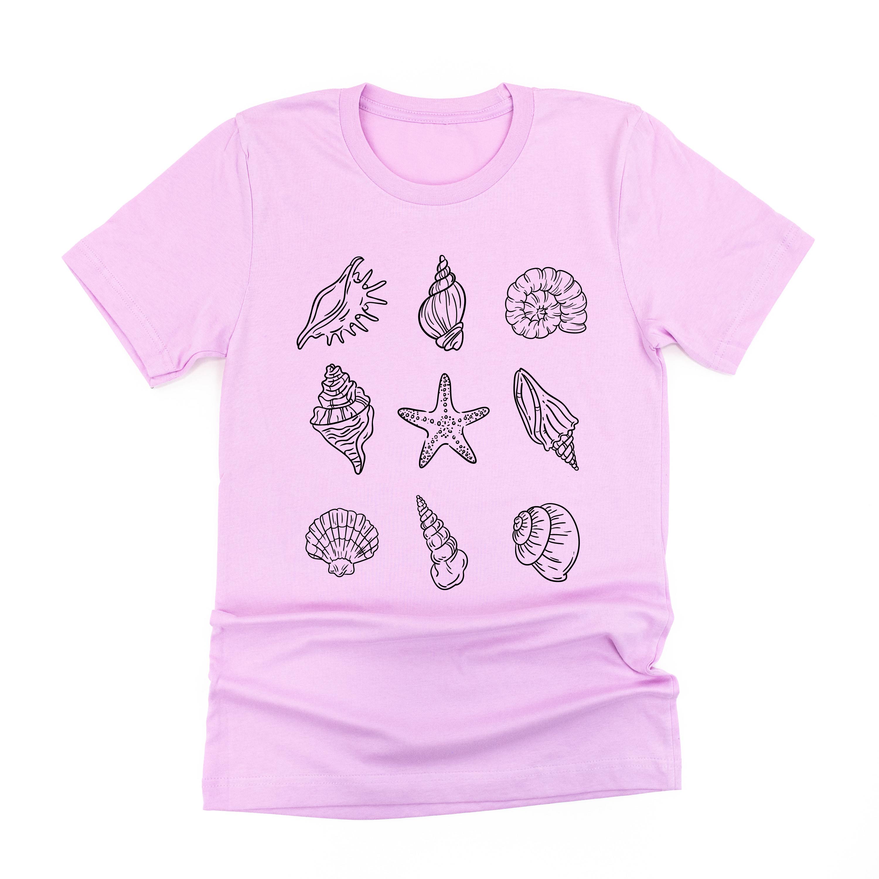 3x3 Seashells - Unisex Tee Little Mama Shirt Shop