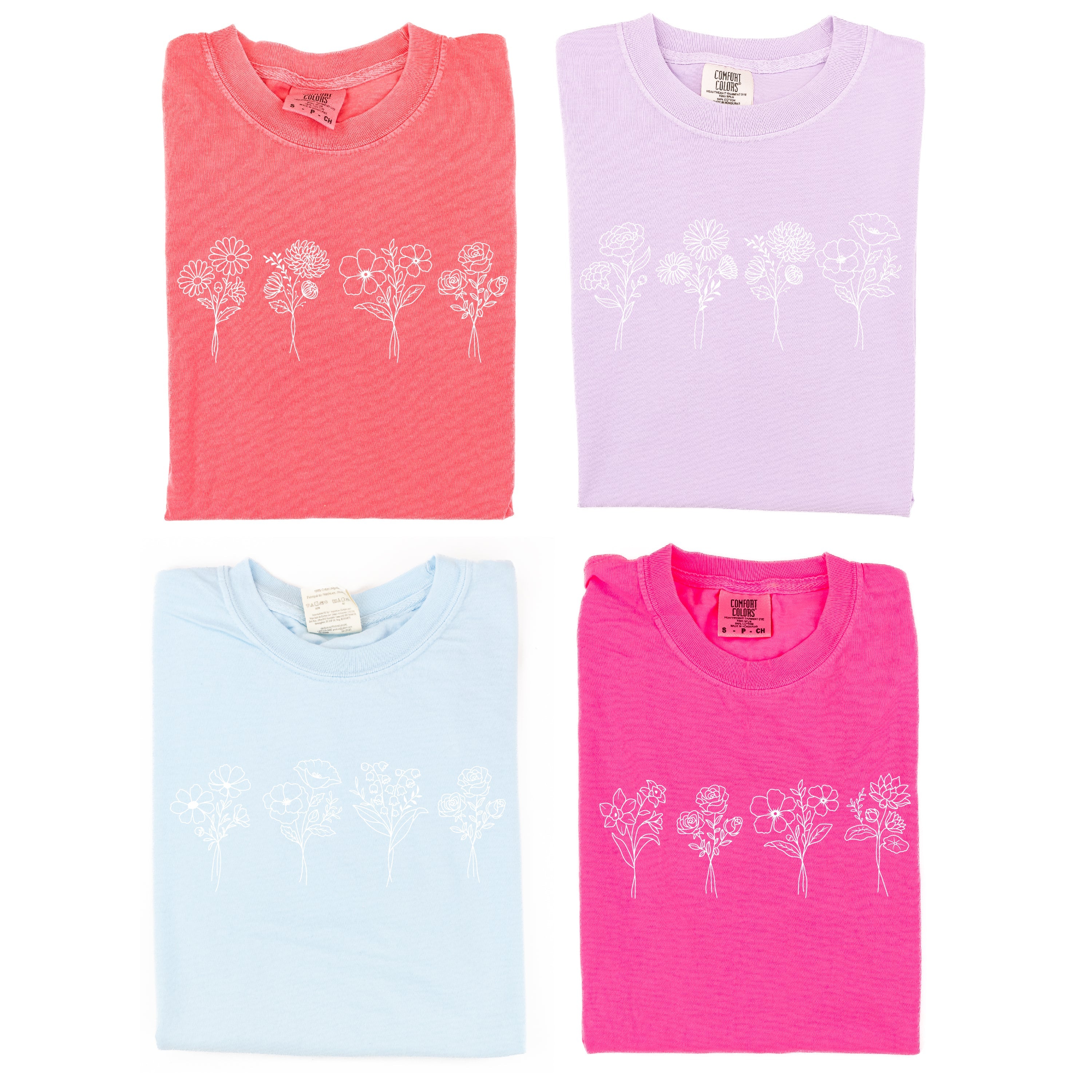  White Thread - SHORT SLEEVE COMFORT COLORS Little Mama Shirt