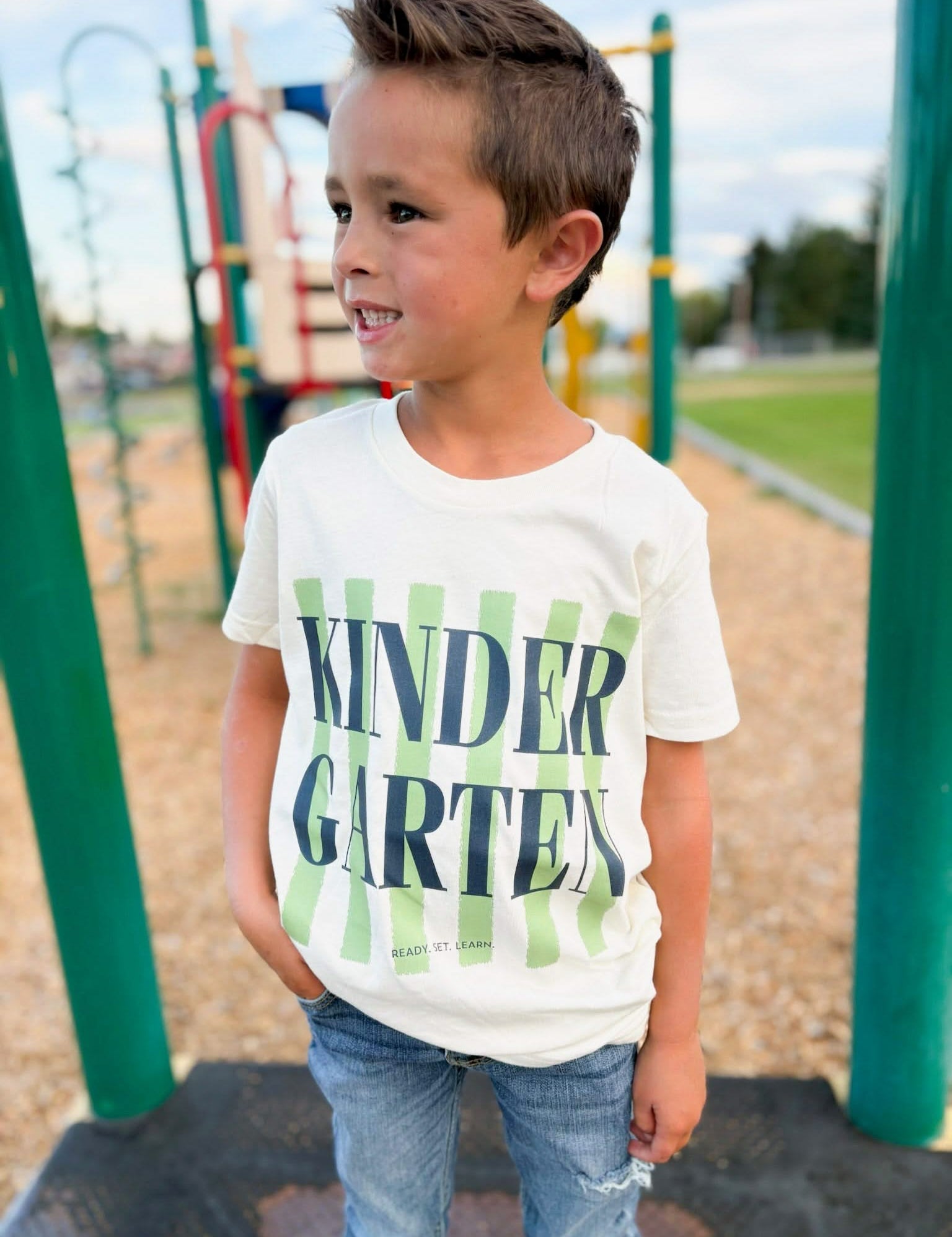 Personalized Grade Child Tee | Custom Grade & Saying Little Mama Shirt