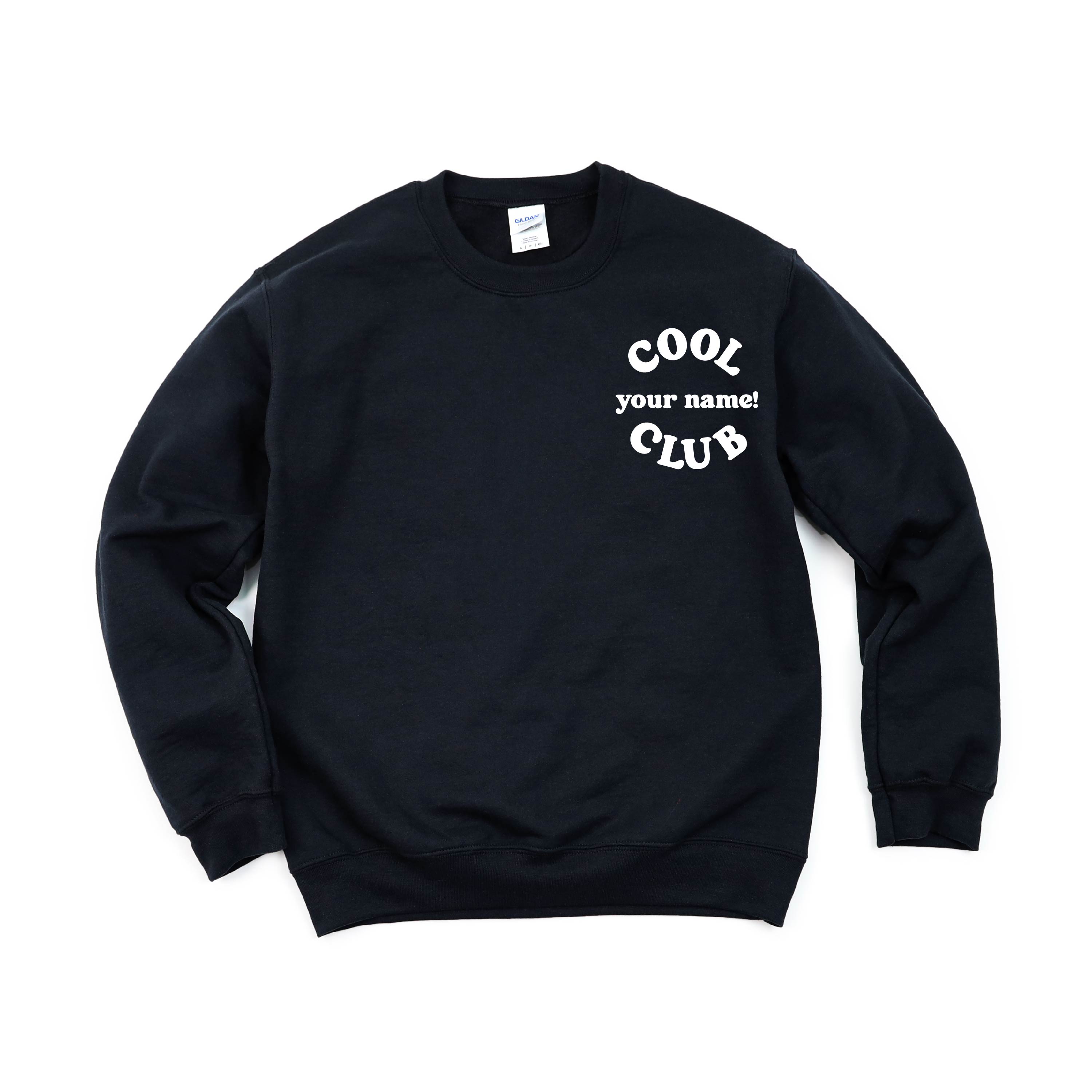 "Cool _____ Club" - Smiley (pf&b) - (PERSONALIZE IT!) - BASIC Fleece Little Mama Shirt Shop