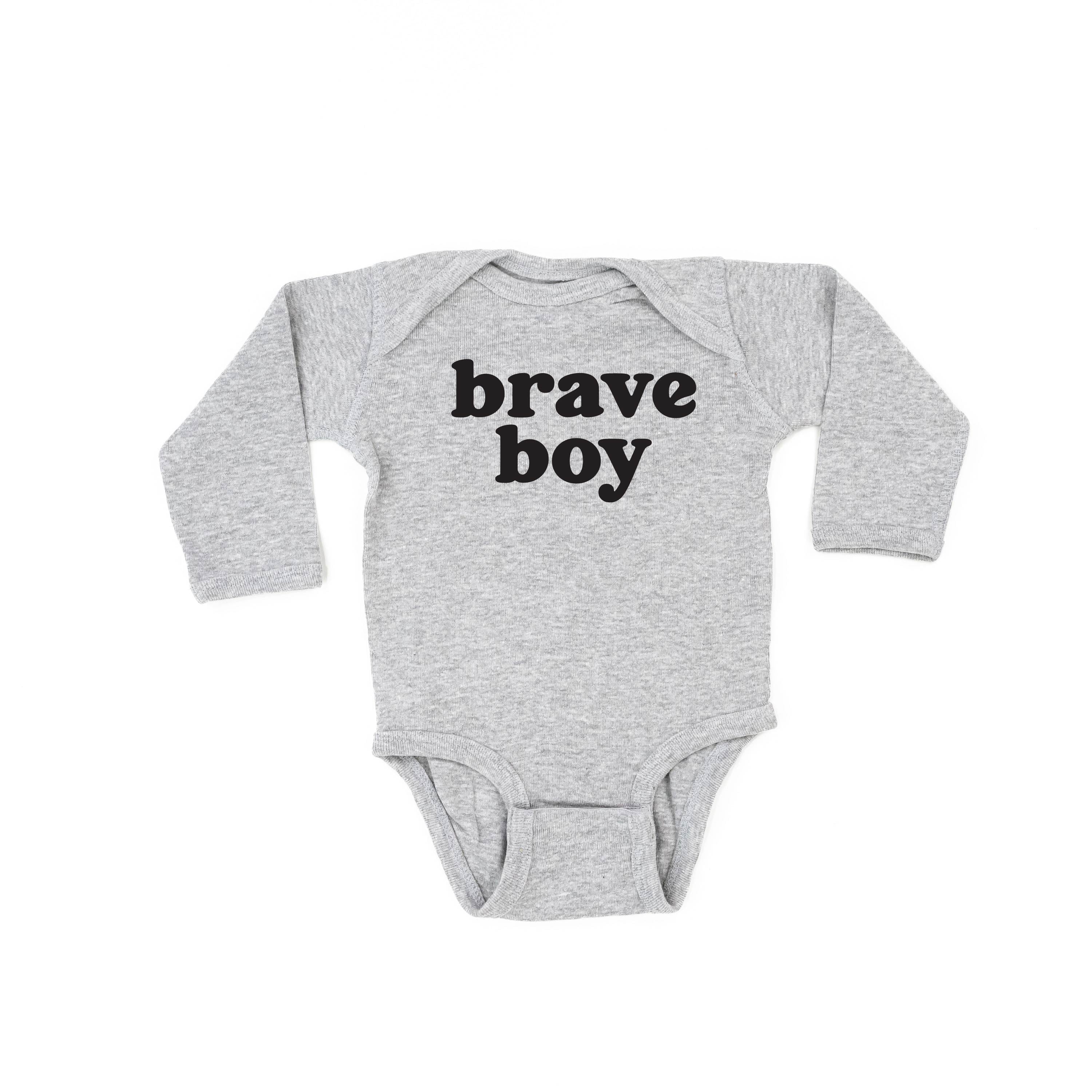 Brave Boy - Child Long Sleeve Tee Little Mama Shirt Shop