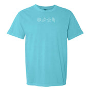 Embroidered Comfort Colors Tee - 4 Shells In A Row Little Mama Shirt Shop