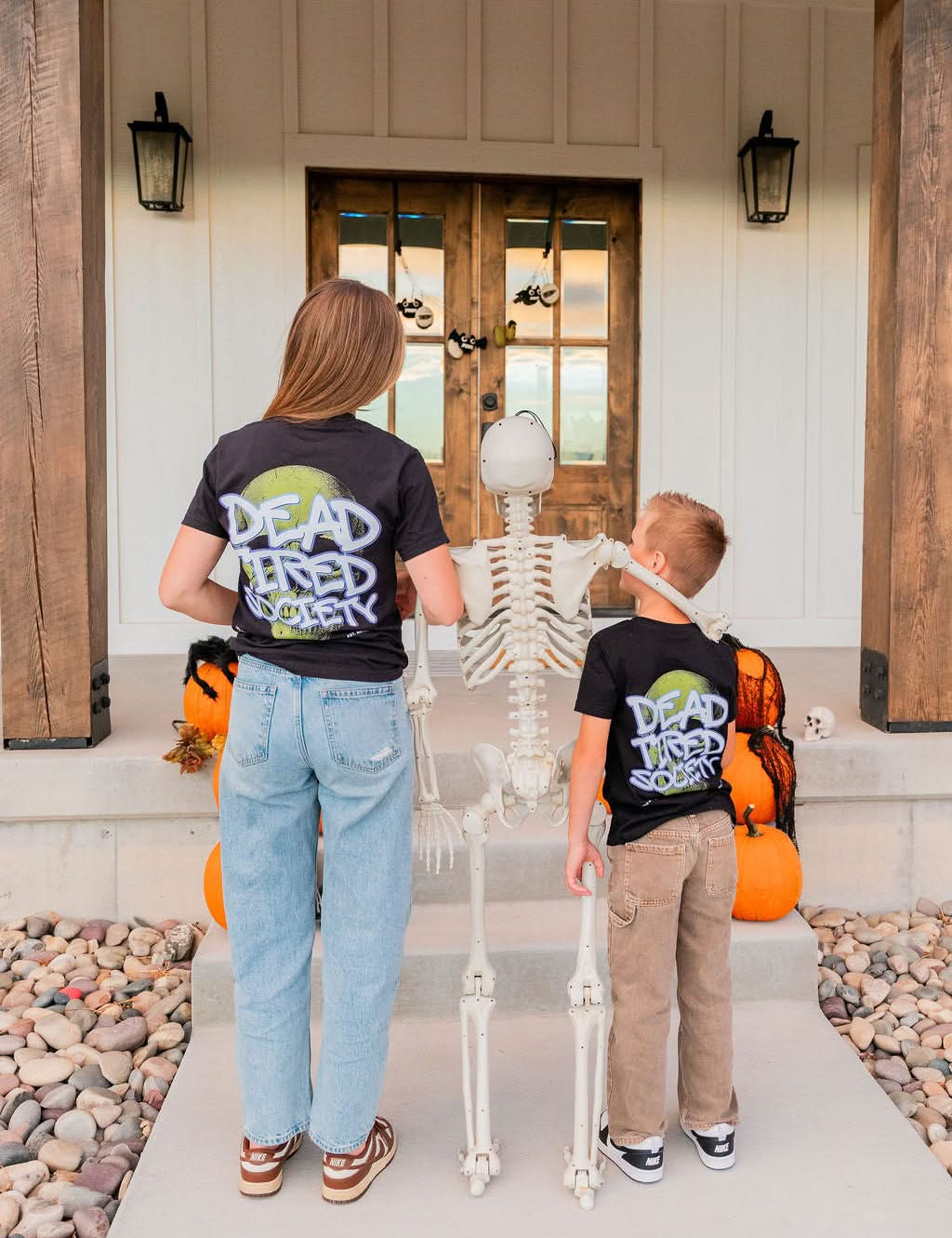 Dead Tired Society Halloween Coordinating Tees | Match with Mom & Dad Halloween Shirt Little Mama Shirt