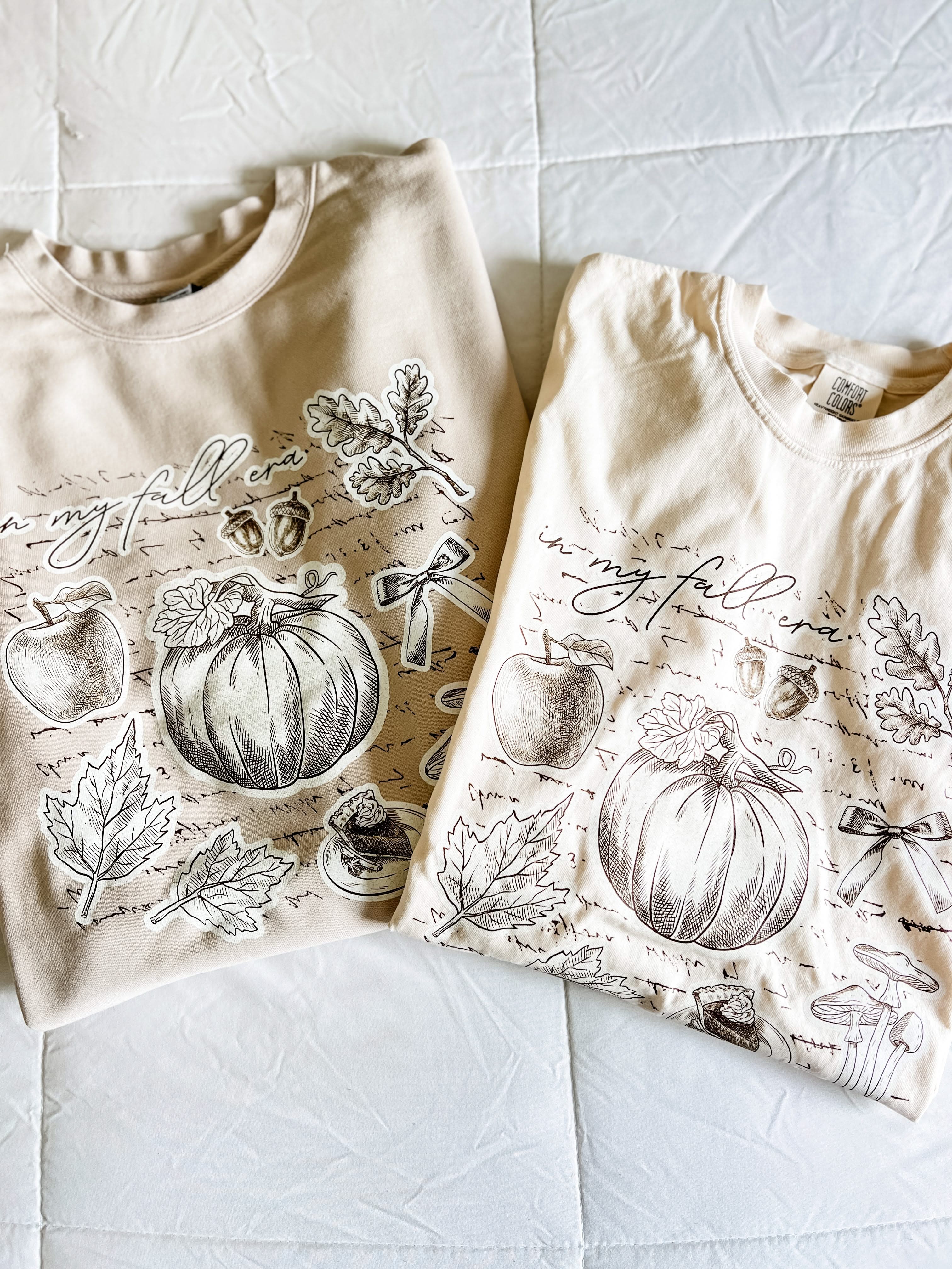In My Fall Era | Adult Ivory Comfort Colors Tee | Fall Graphic Shirt Little Mama Shirt