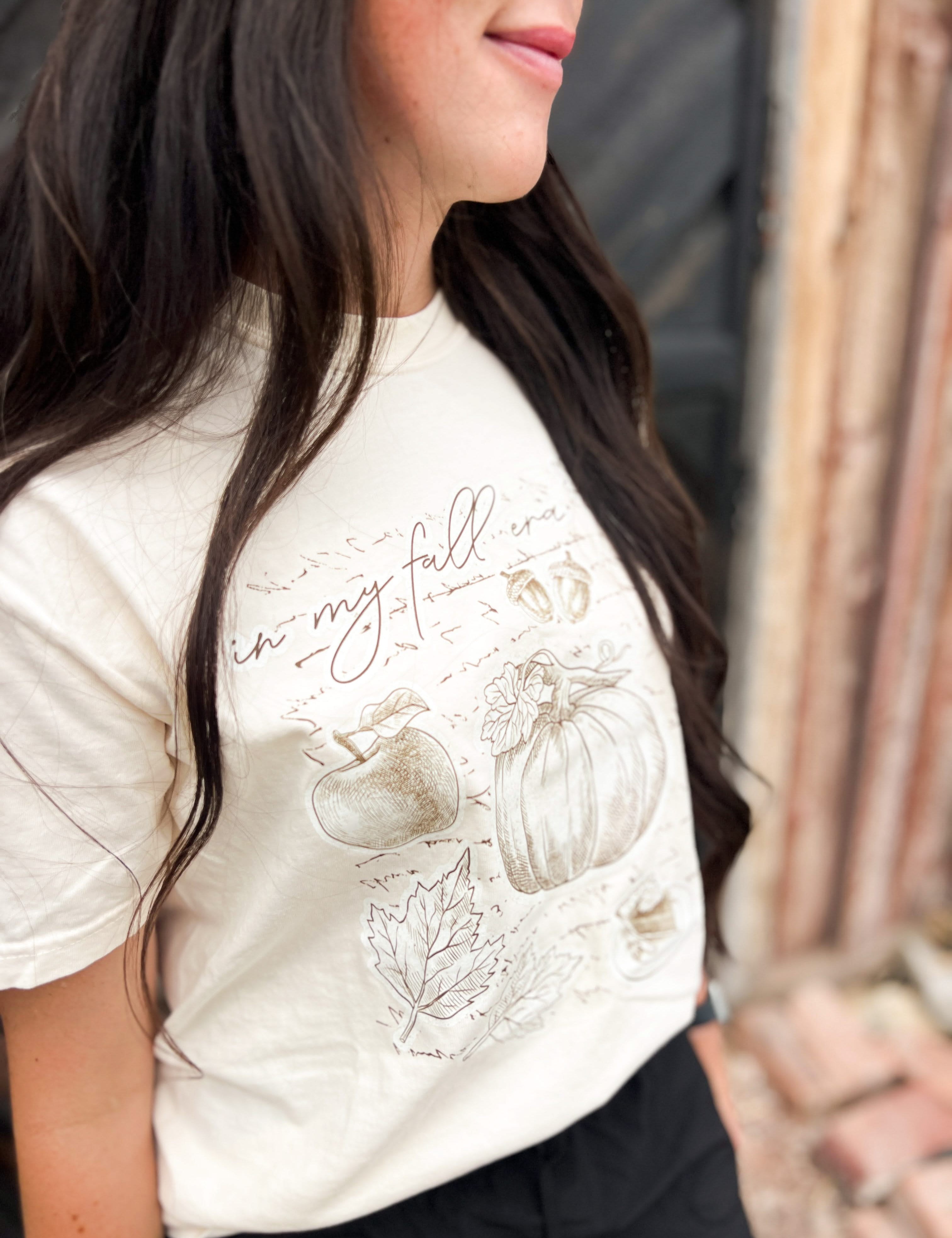 In My Fall Era | Adult Ivory Comfort Colors Tee | Fall Graphic Shirt Little Mama Shirt