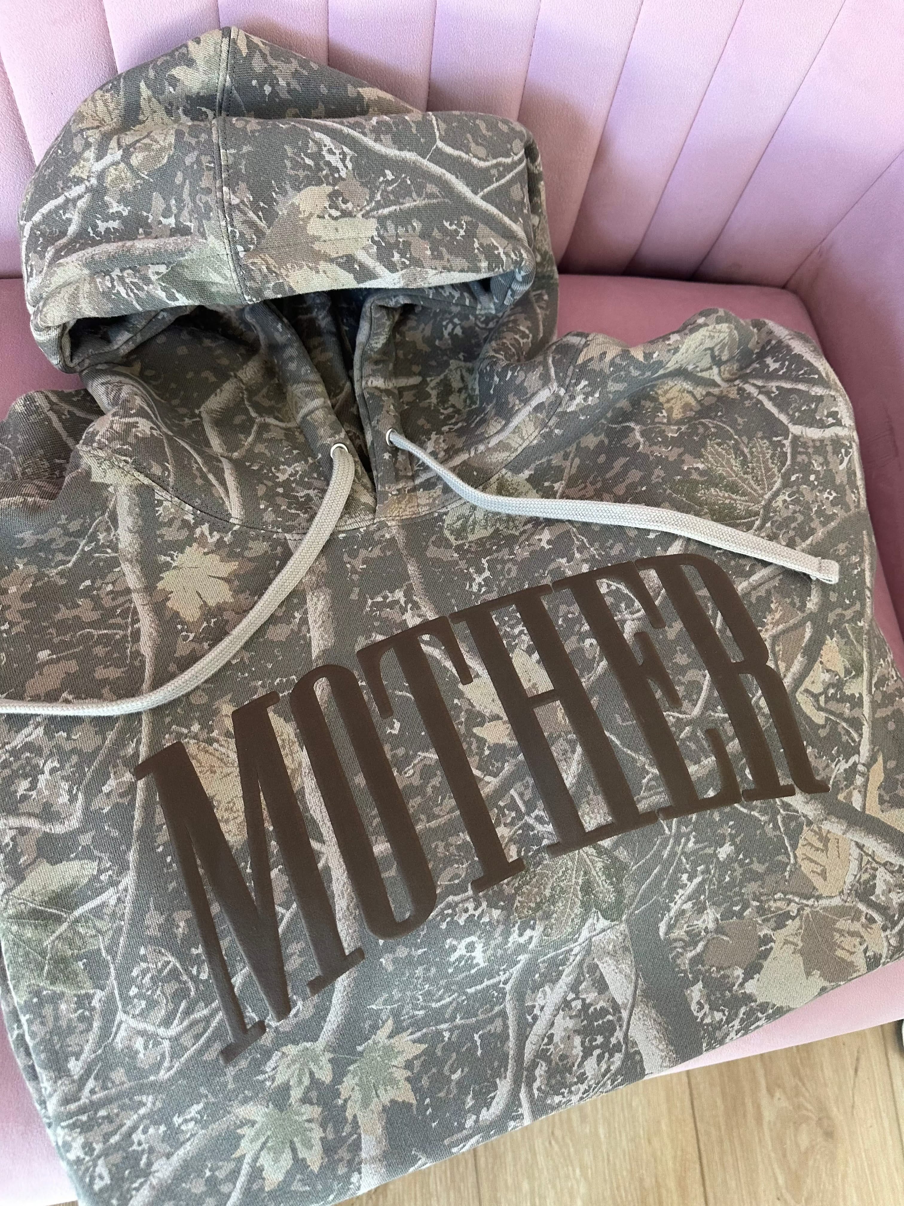 Puff Print MOTHER - Camo HOODIE Little Mama Shirt