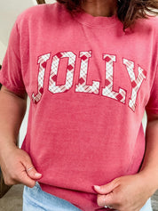 Christmas Gingham | Choose Your Name Adult Tee | Comfort Colors Little Mama Shirt