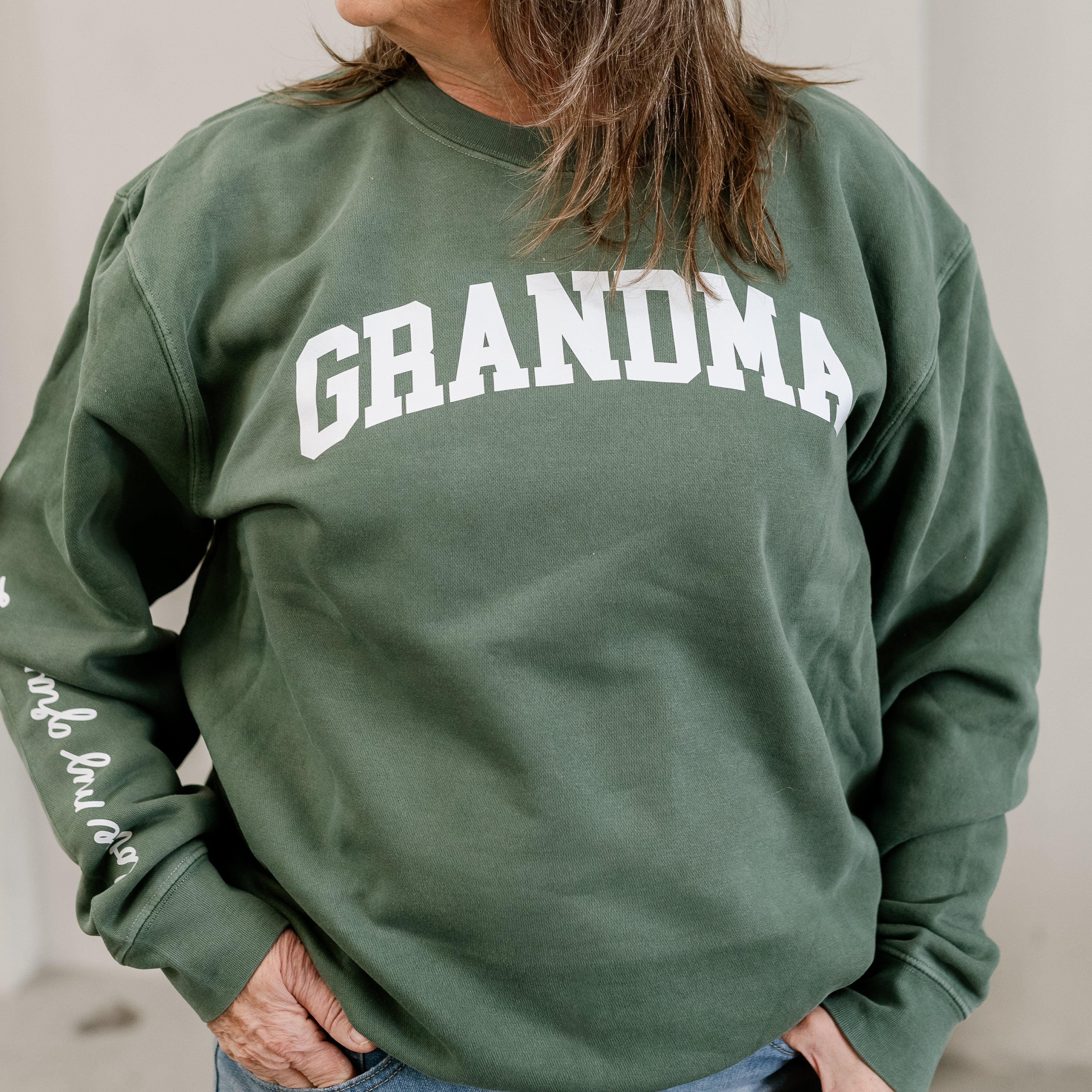 Grandma + Crew - PIGMENT Crewneck - Mother's Day Exclusive Little Mama Shirt