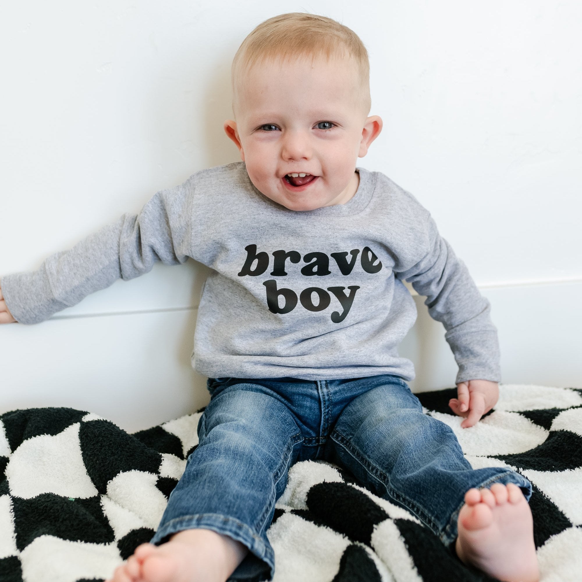 Brave Boy - Child Sweater Little Mama Shirt Shop