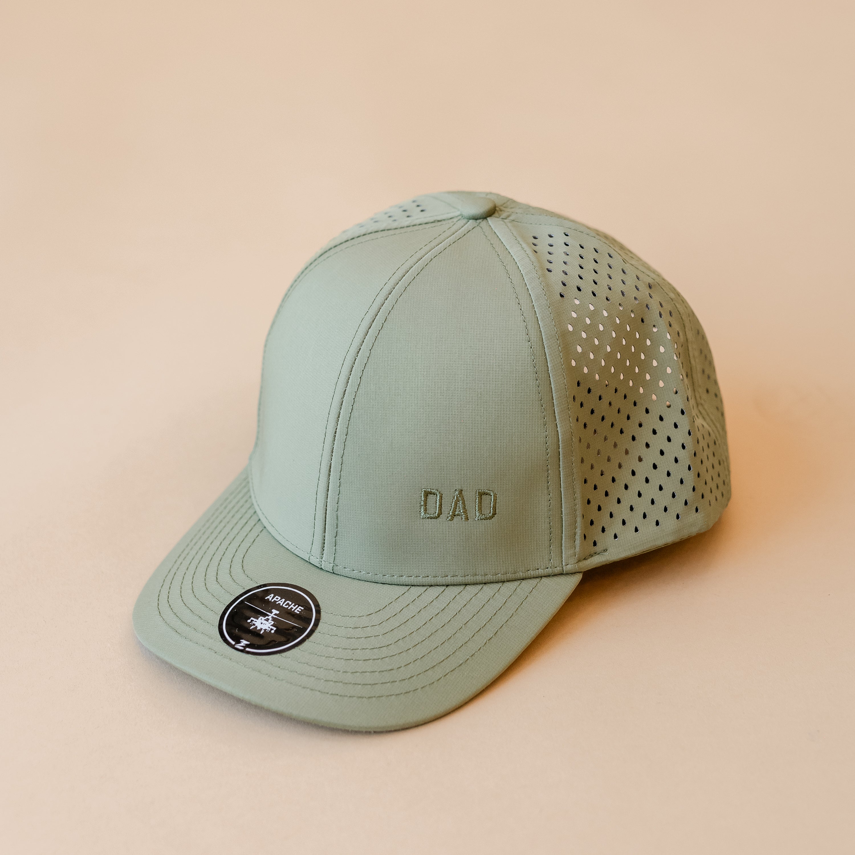 Six Panel Low Profile Snapback Hat - Tone On Tone - (Choose Your DAD/GRANDPA Name) Little Mama Shirt Shop