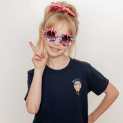'Merica Melting Smiley - Child Tee Little Mama Shirt Shop
