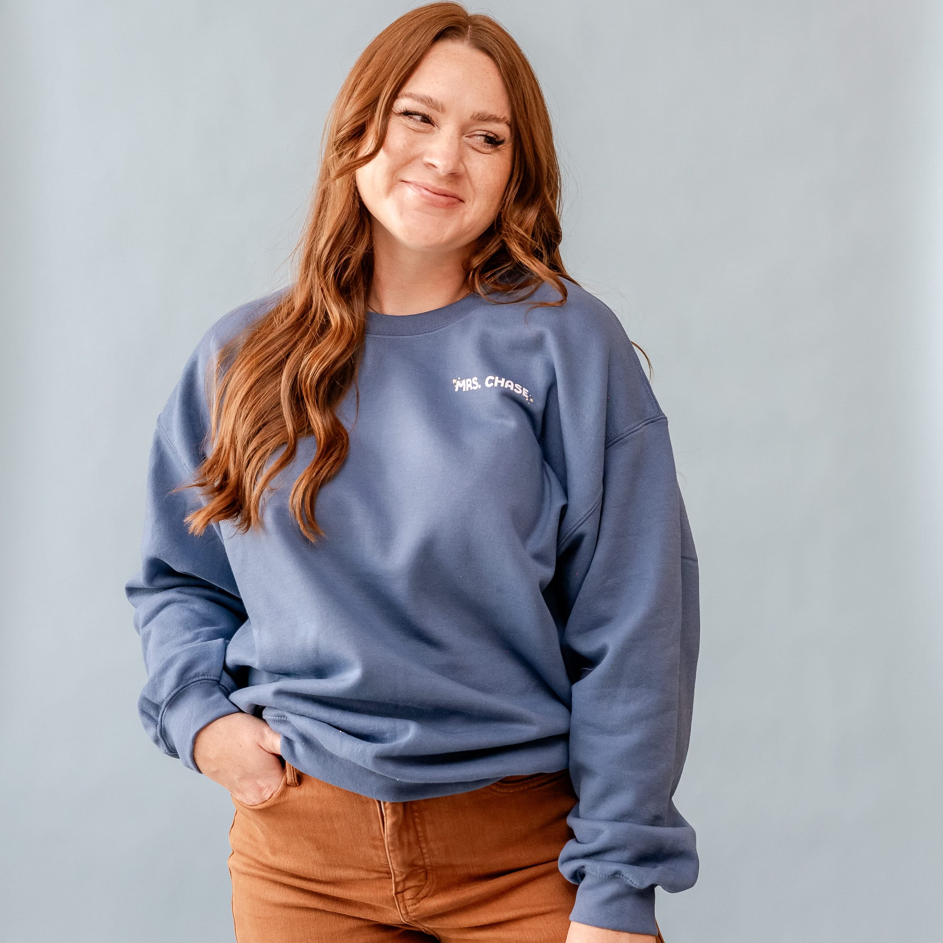 Making Magic in Room (Custom Name & Number) - (pf&b) - BASIC Fleece Little Mama Shirt