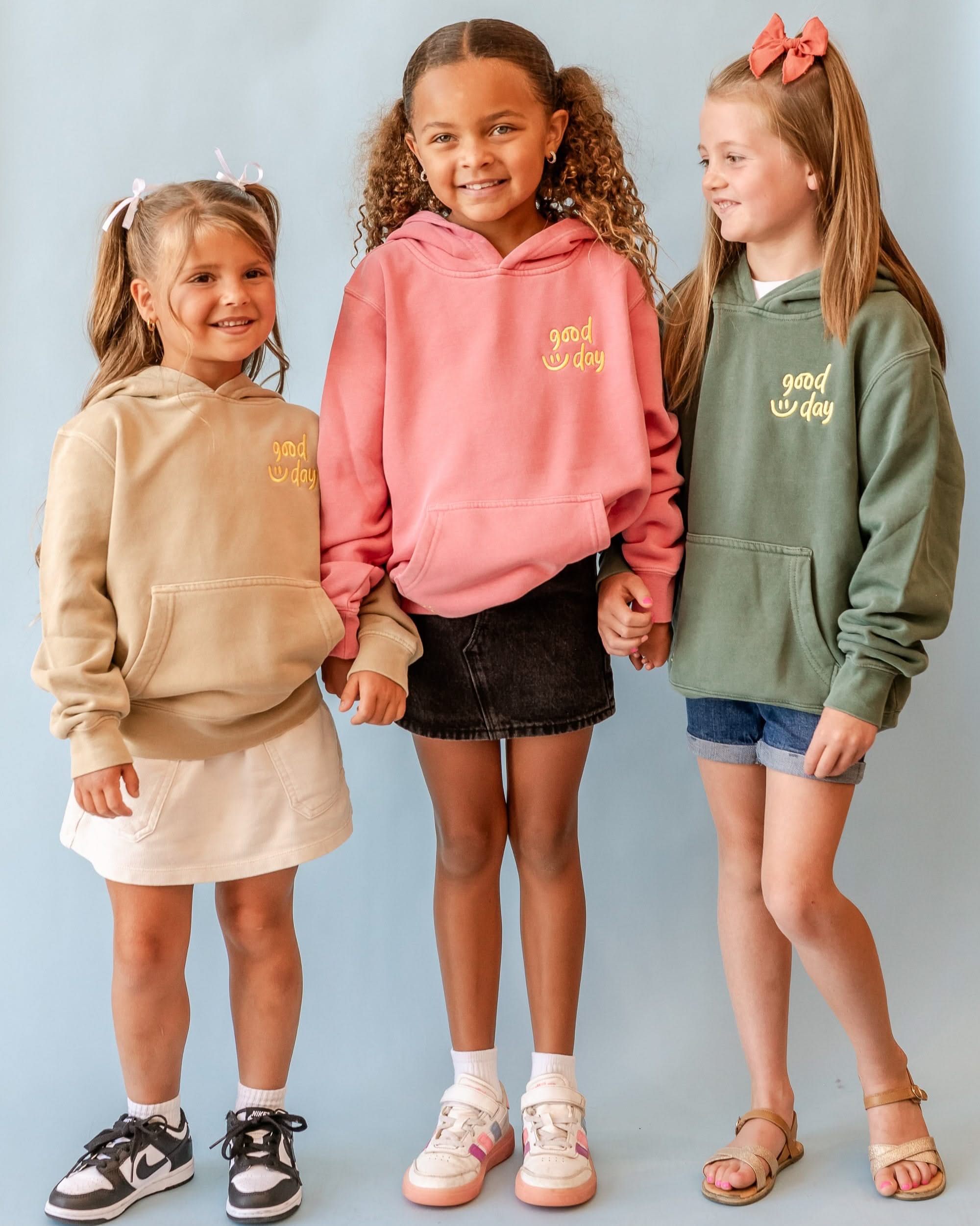 Printed - GOOD DAY HOODIE - Youth Pigment Little Mama Shirt