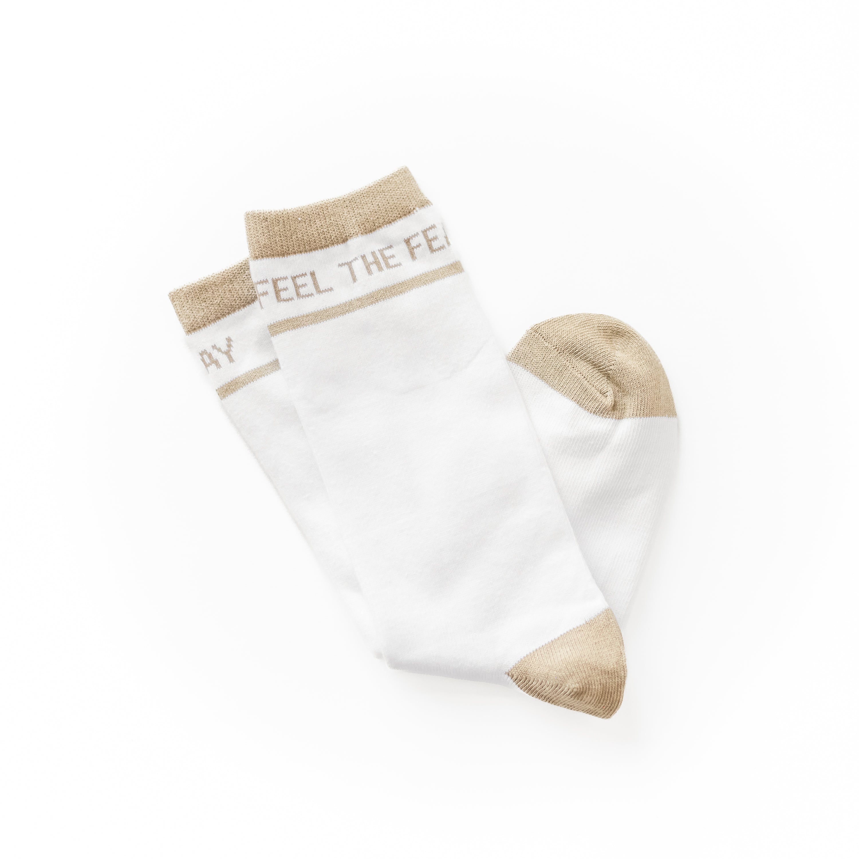 LMSS® ADULT CREW SOCKS - Feel the Fear And Do It Anyway Little Mama Shirt Shop