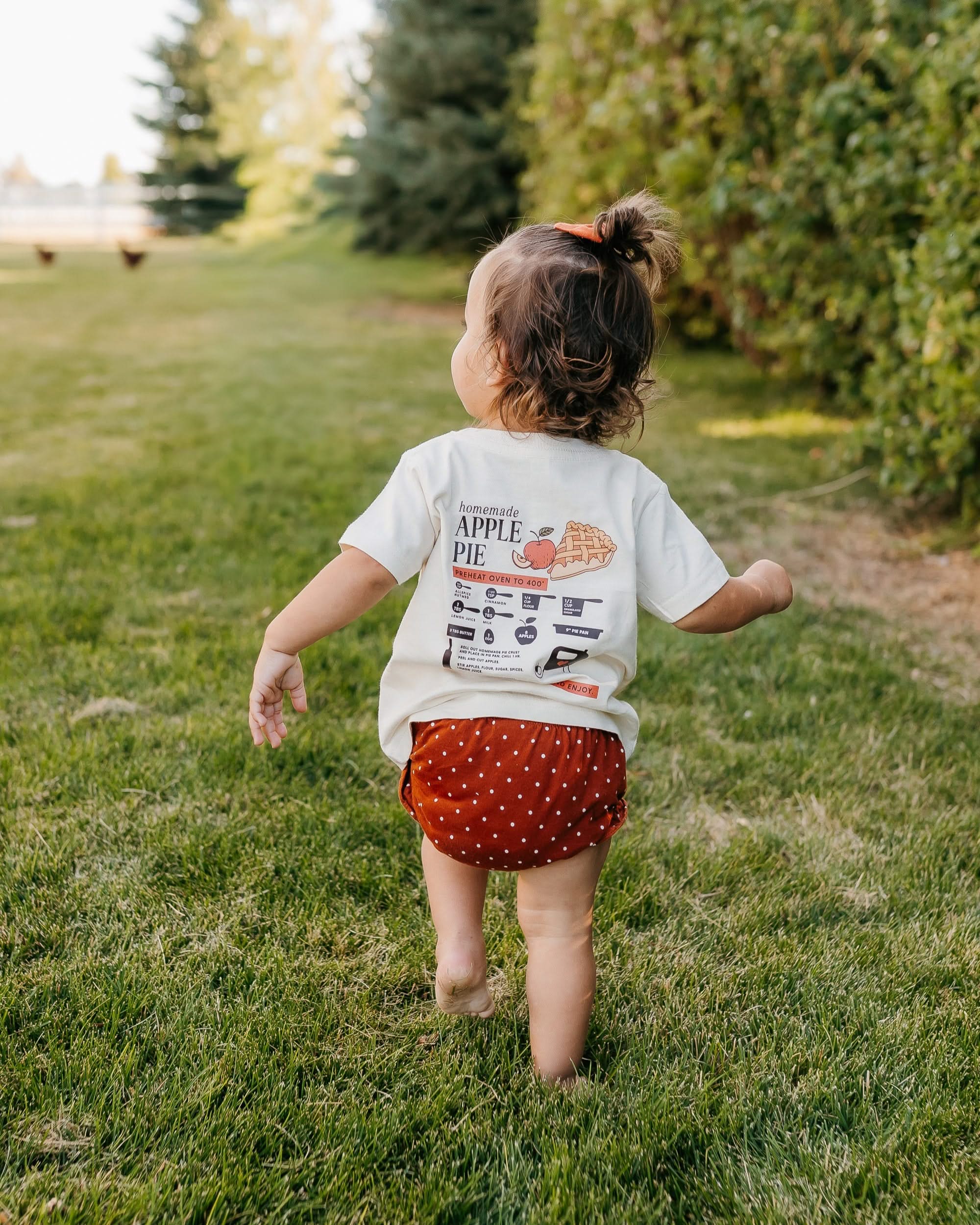 Homemade Apple Pie - Set of 2 Ivory/Natural Tees Little Mama Shirt Shop