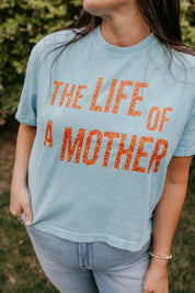 ✨ THE LIFE OF A MOTHER ✨ - Short Sleeve Comfort Colors Tee Little Mama Shirt