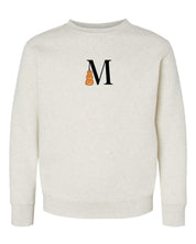 Halloween Initial Child Crewneck Little Mama Shirt