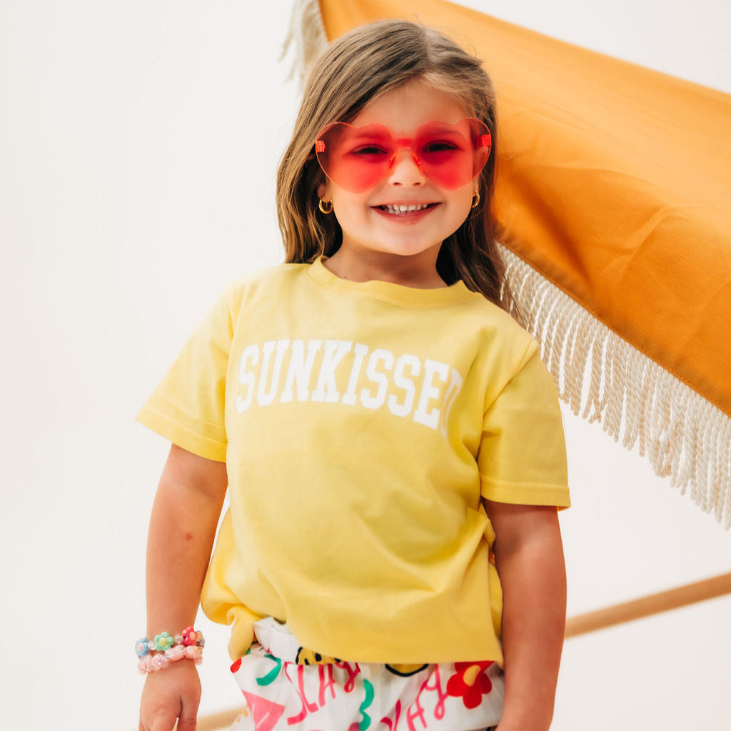 Sunkissed - Varsity - Child Tee Little Mama Shirt Shop