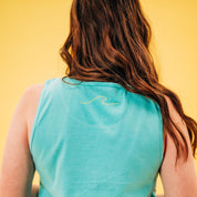 Salty w/ Wave (f&bd) - Comfort Colors TANK Little Mama Shirt
