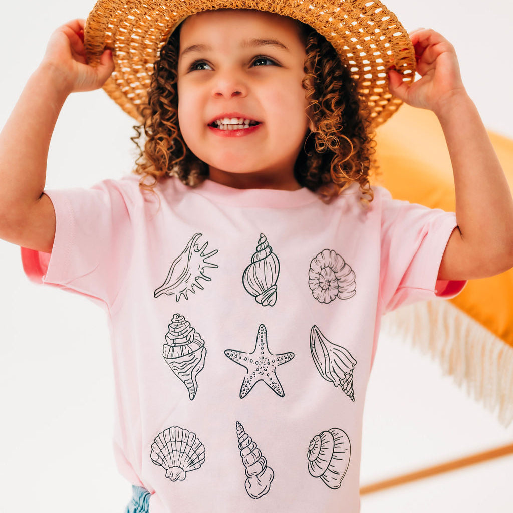 3x3 Seashells - Child Tee Little Mama Shirt Shop