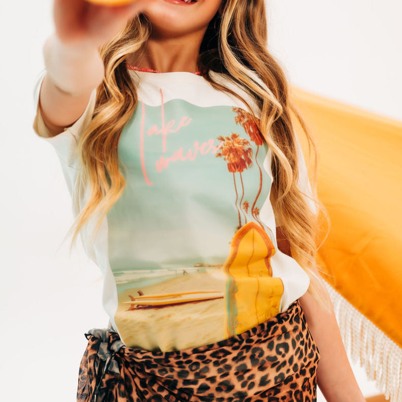 Make Waves - Child Tee Little Mama Shirt Shop