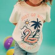 Just Go With The Float - Child Tee Little Mama Shirt Shop