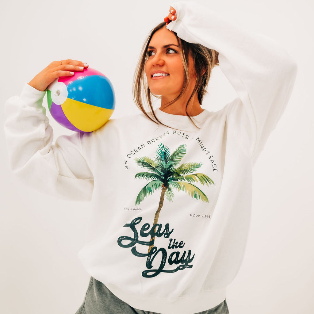 Seas The Day - BASIC Fleece Little Mama Shirt