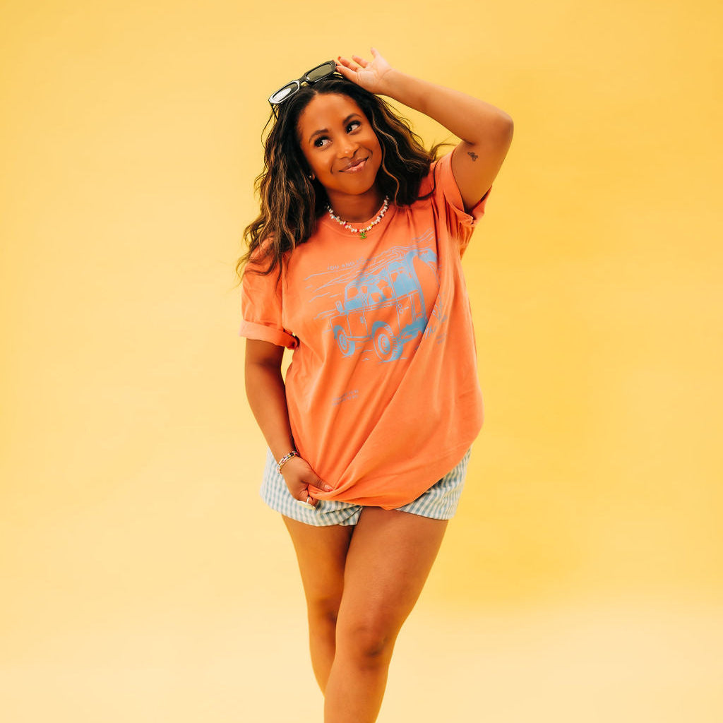 You And Me By The Sea - Comfort Colors Tee Little Mama Shirt Shop