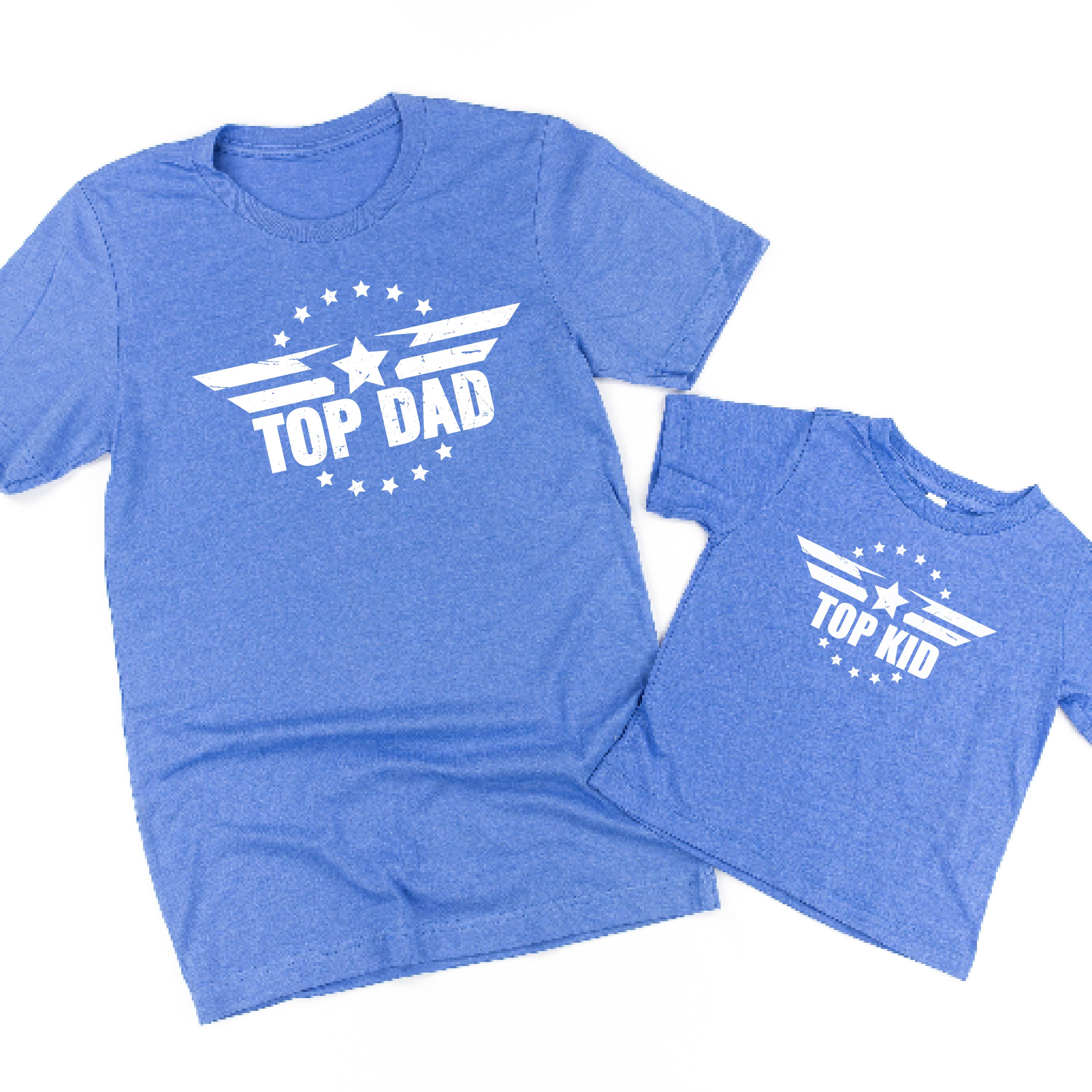 Top Dad / Top Kid - Set of 2 Tees Little Mama Shirt Shop