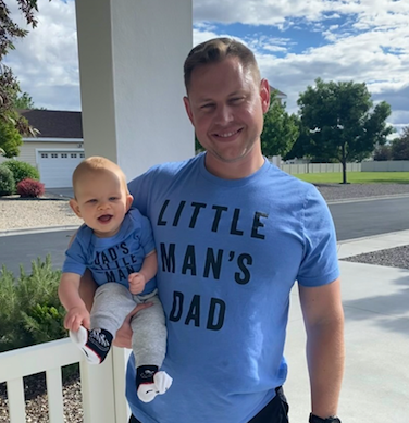  Little Man's Dad - Set of 2 Shirts Little Mama Shirt Shop