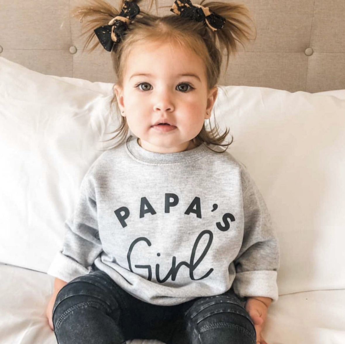"____ Girl - (Choose Your Grandpa Name) - Child Sweater Little Mama Shirt Shop