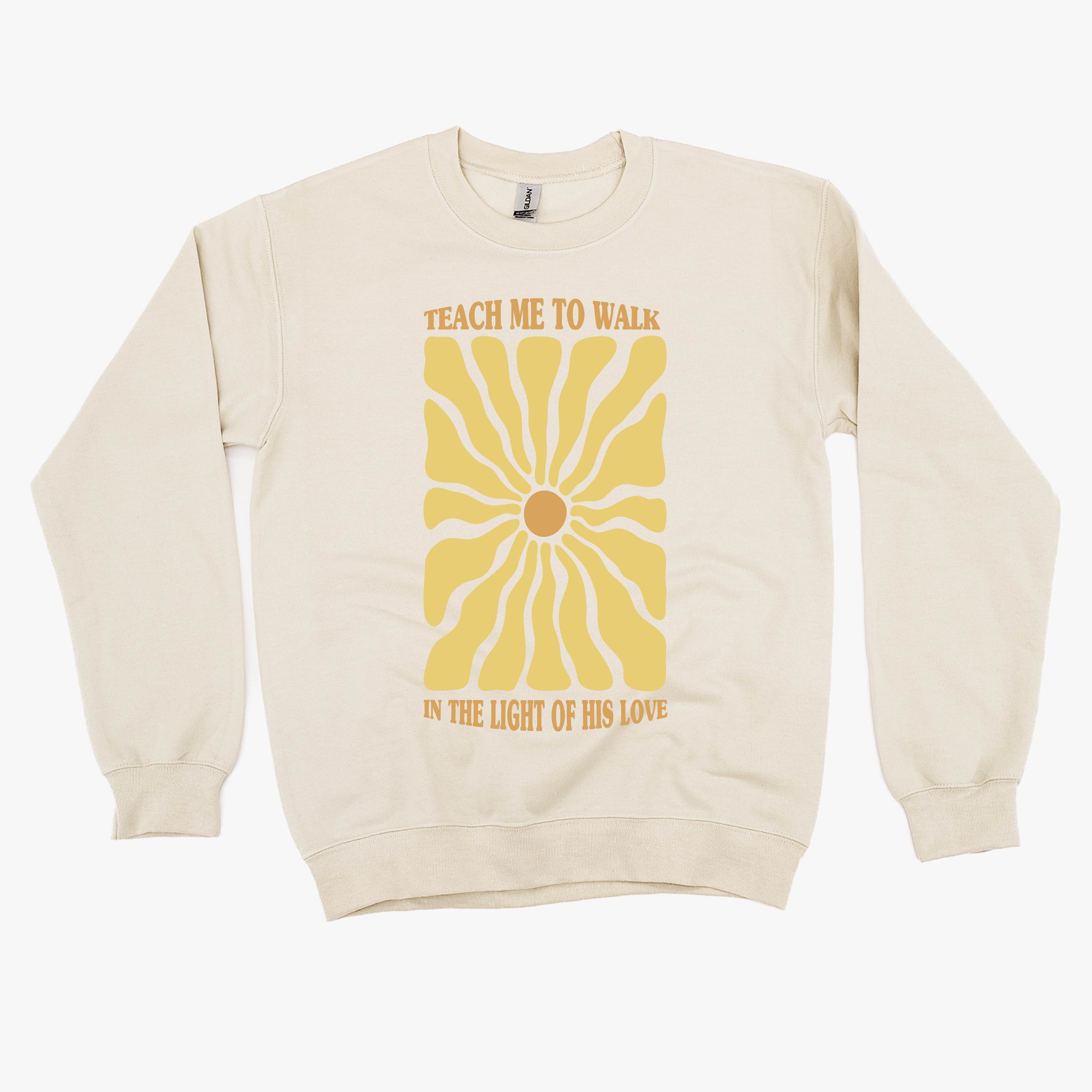 Teach Me To Walk In The Light Of His Love - BASIC Fleece Little Mama Shirt