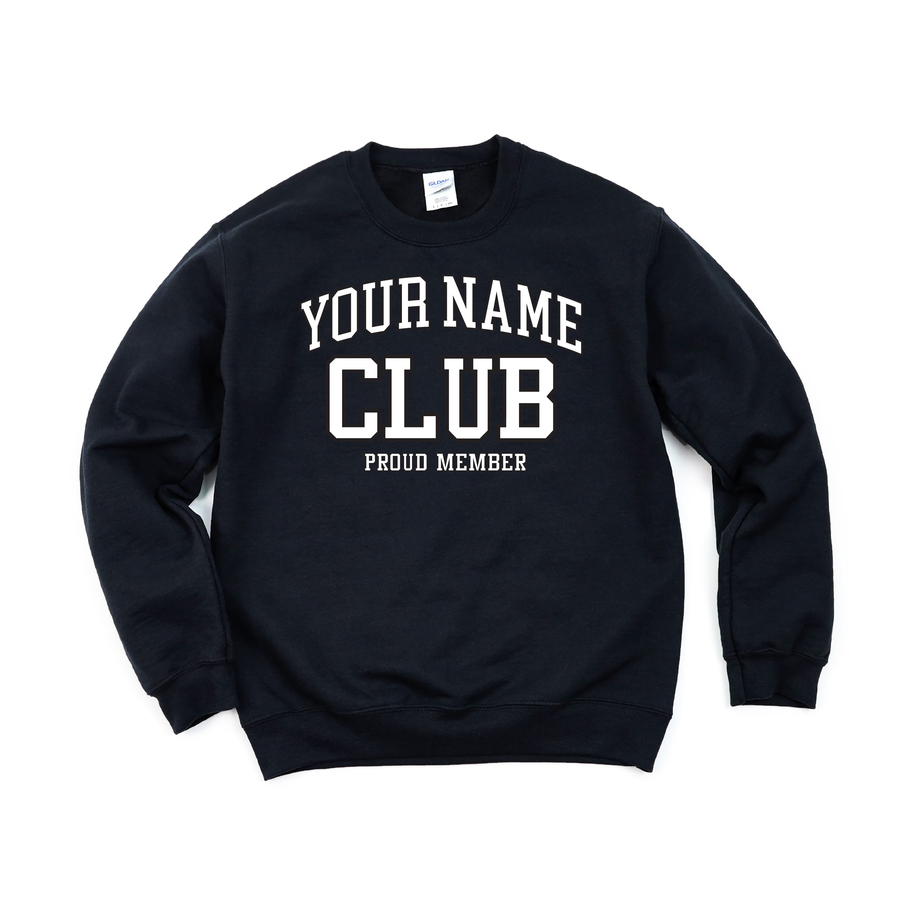 Varsity Style - "_____ Club - Proud Member" - (PERSONALIZE IT!) - BASIC Fleece Little Mama Shirt Shop