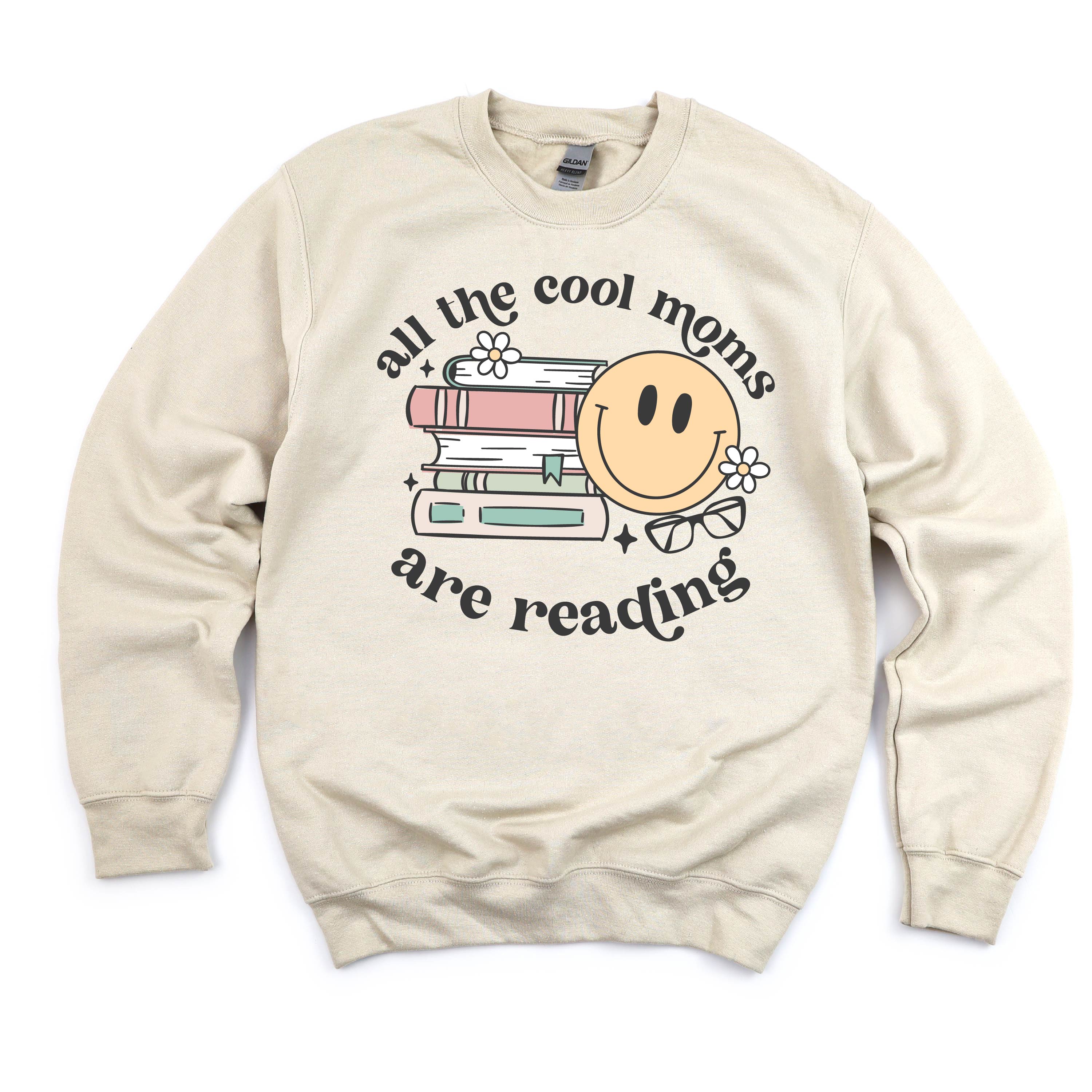 All The Cool Moms Are Reading - Basic Fleece Little Mama Shirt