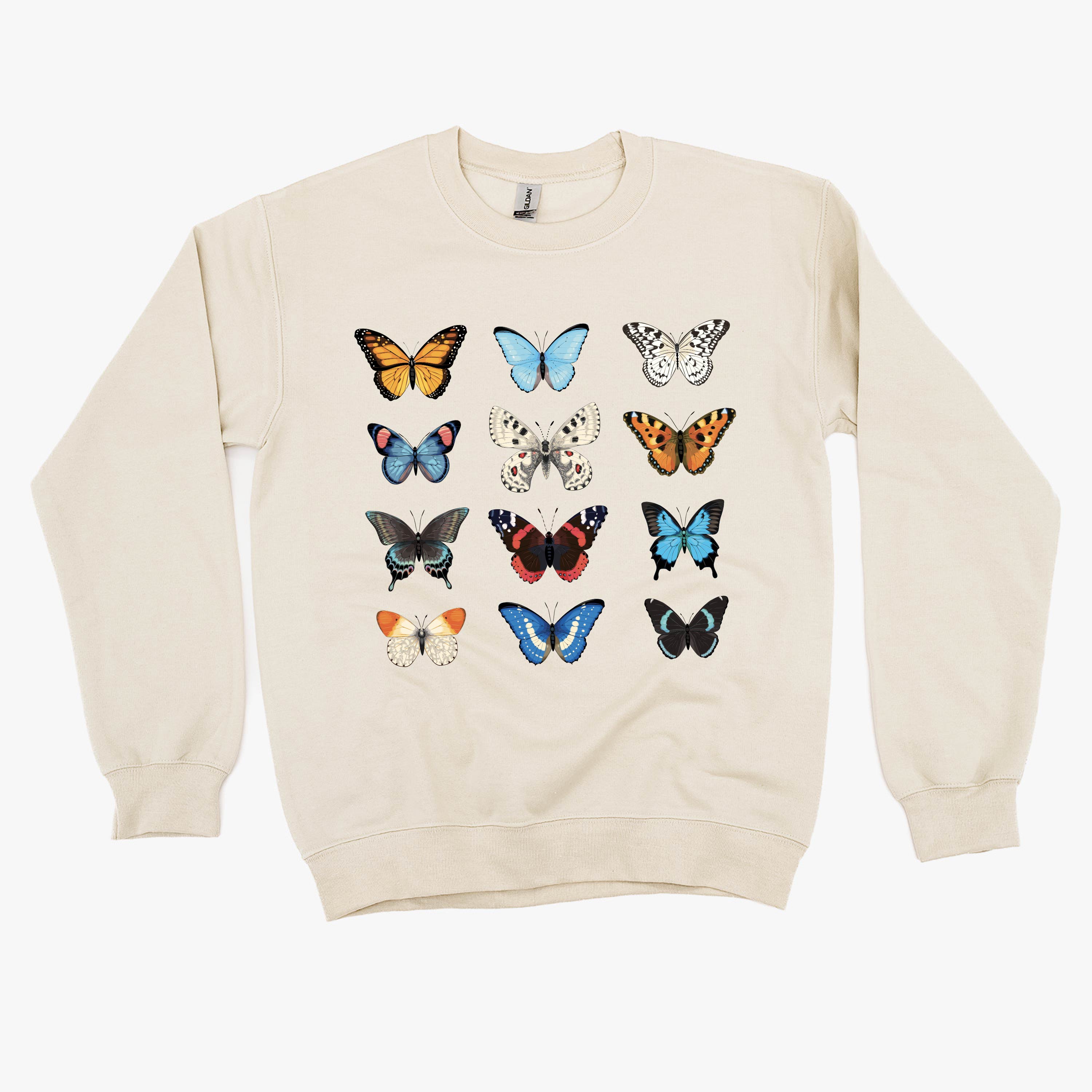 3x4 Butterfly Chart - BASIC Fleece Little Mama Shirt