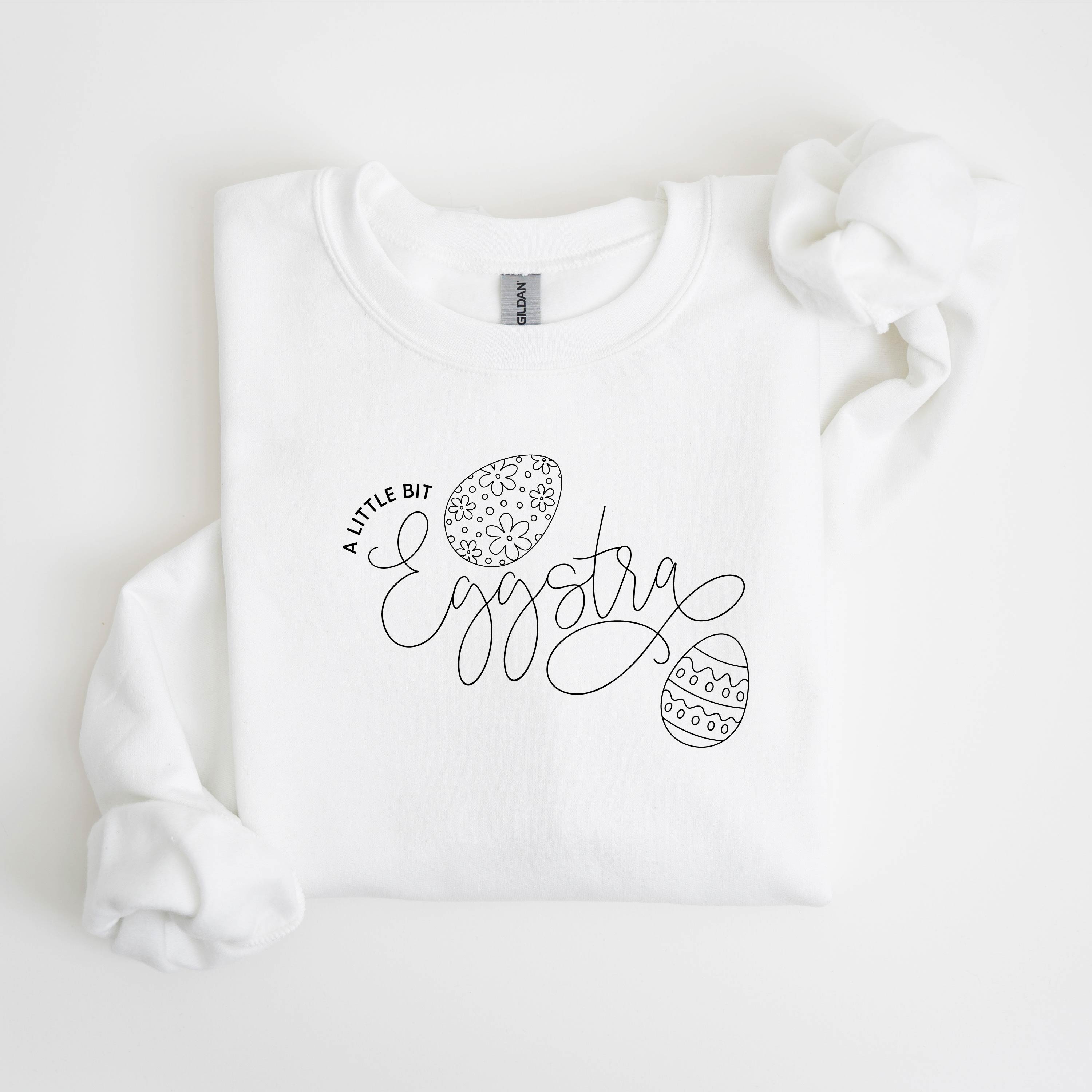 A Little Bit Eggstra - BASIC Fleece Little Mama Shirt