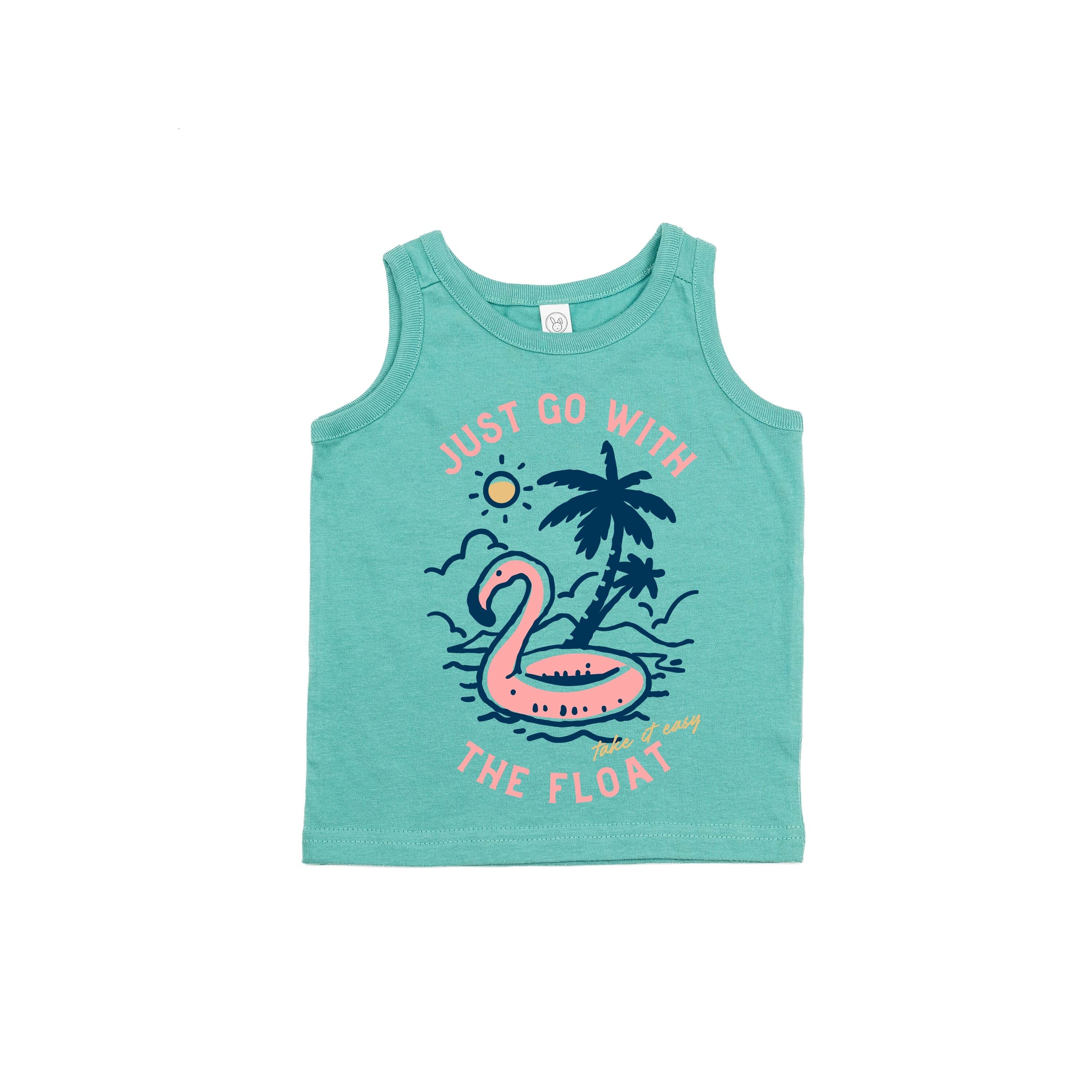 Just Go With The Float - Child TANK Little Mama Shirt Shop