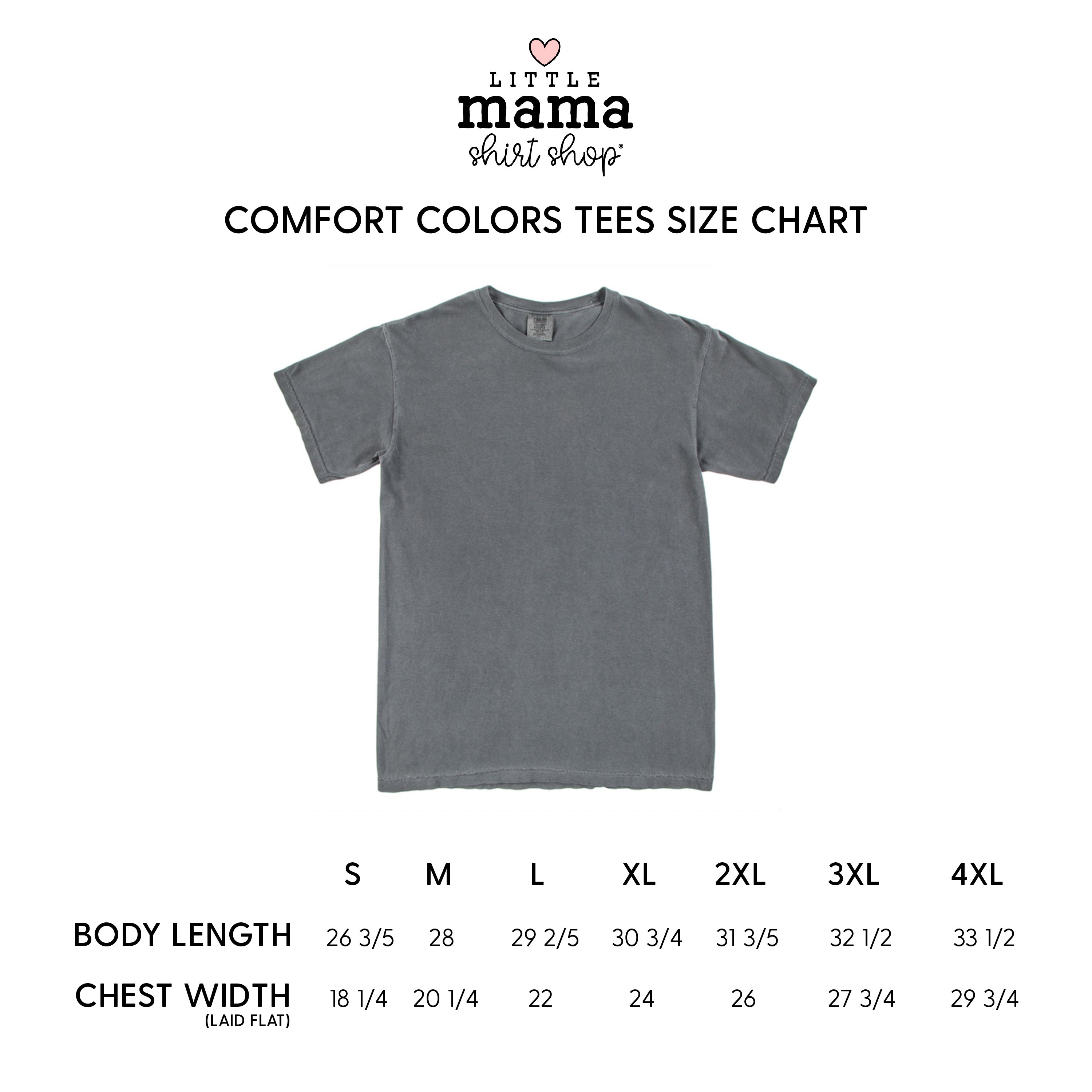 TEACHER - THE TIRED TEACHERS DEPARTMENT - Short Sleeve Comfort Colors Little Mama Shirt