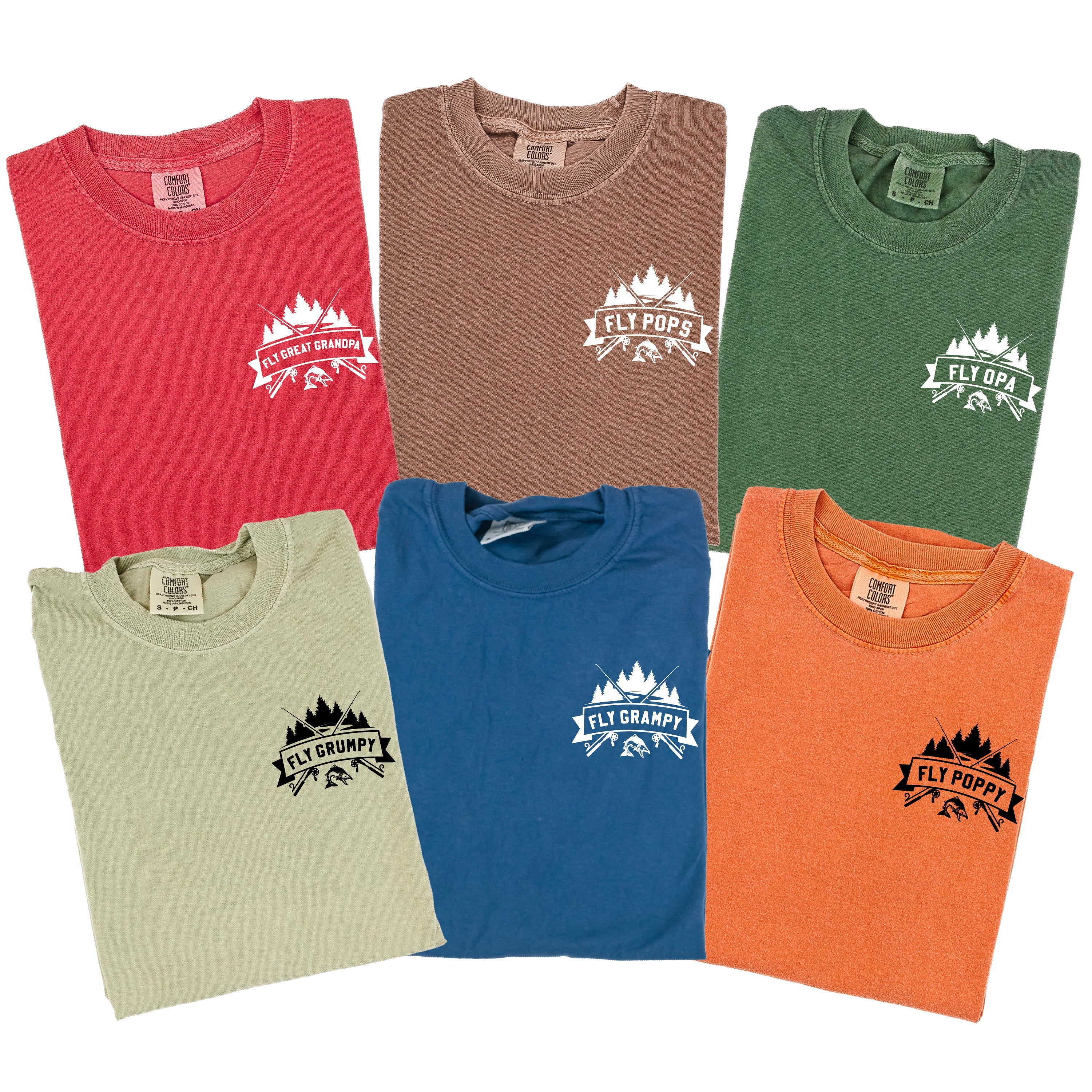 "Fly ____" (pocket) - (Choose Your Name) - Comfort Colors Tee Little Mama Shirt Shop