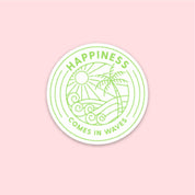 LMSS® STICKER - HAPPINESS COMES IN WAVES Little Mama Shirt