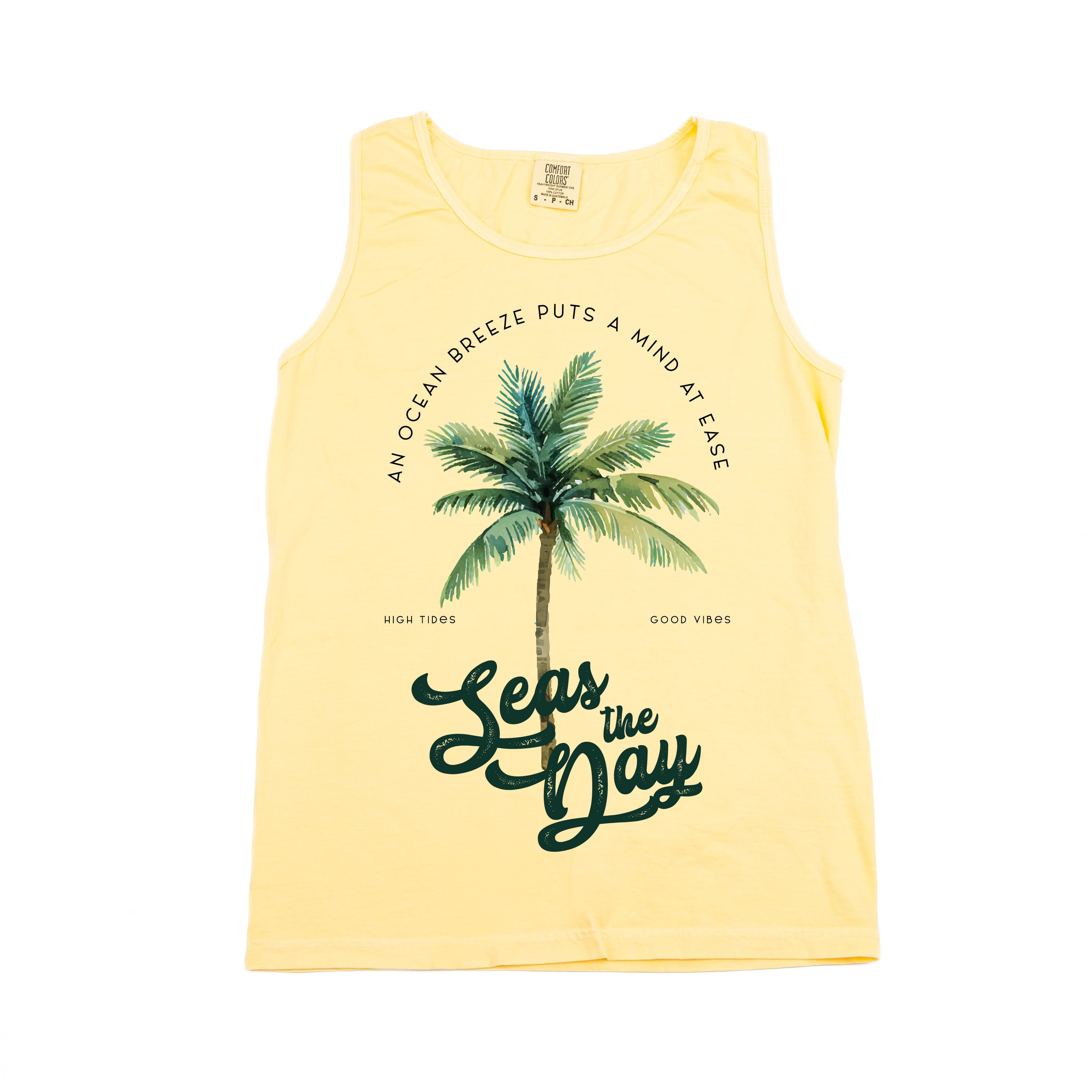 Seas The Day - Comfort Colors TANK Little Mama Shirt