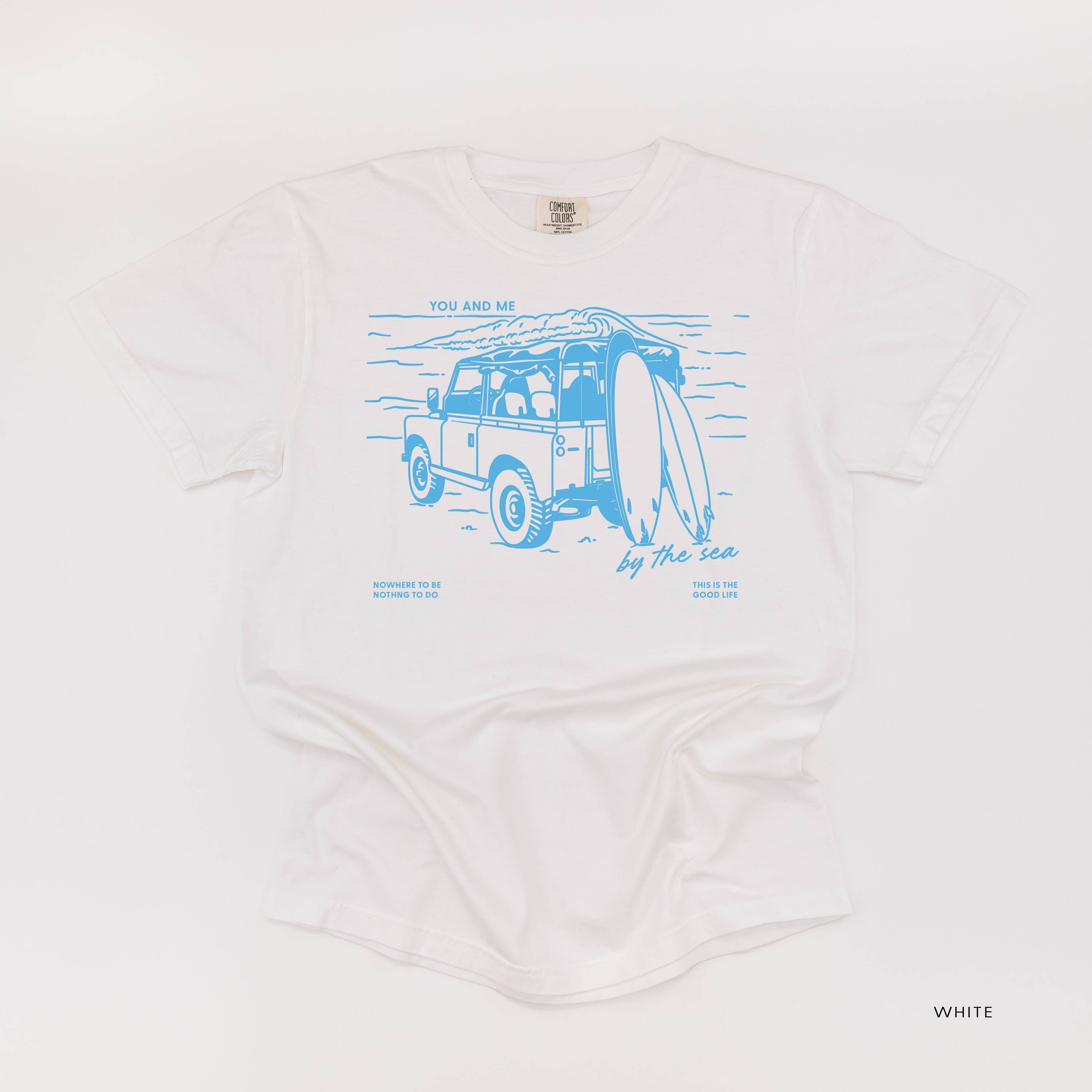 You And Me By The Sea - Comfort Colors Tee Little Mama Shirt Shop
