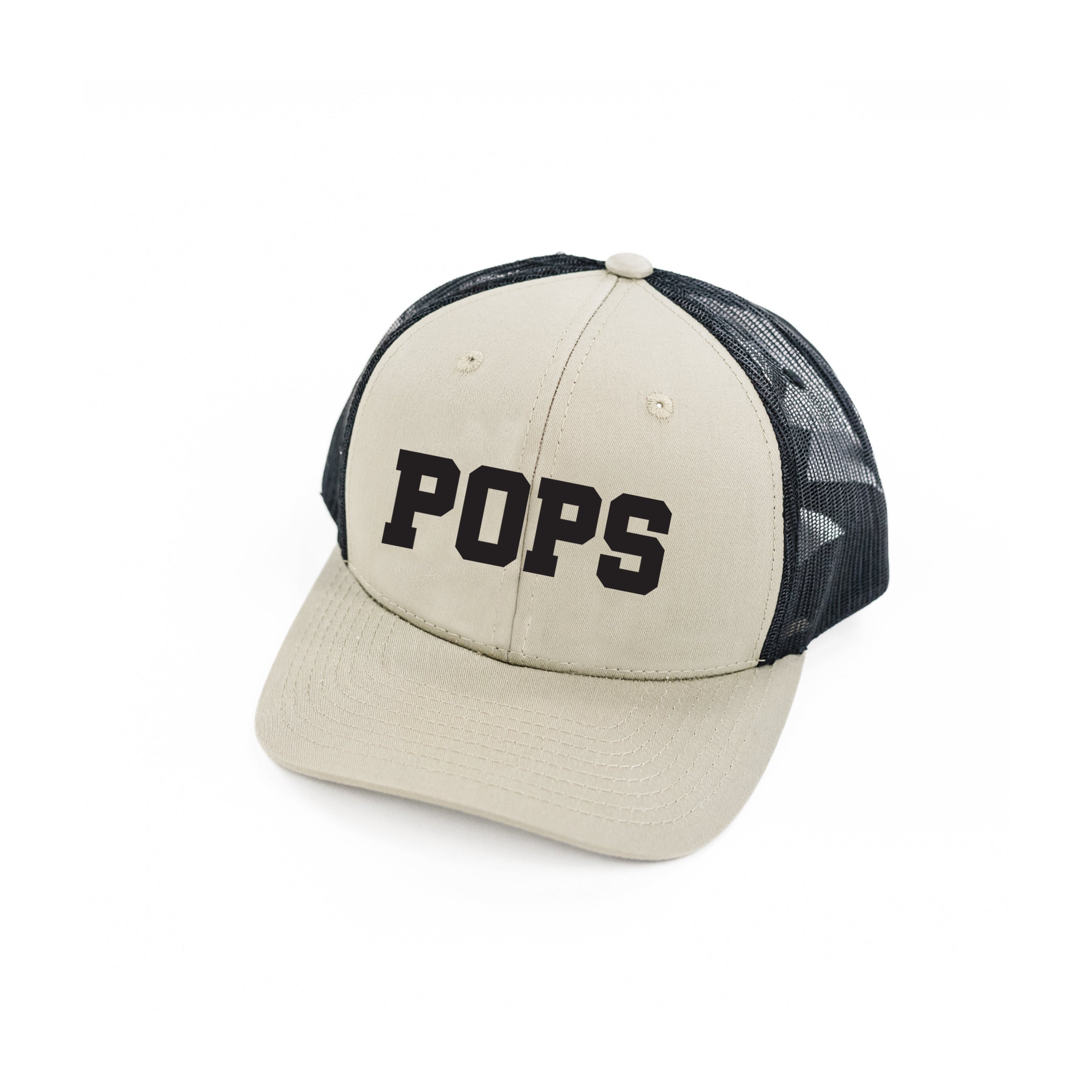 Father's Day Hat - Multiple Name & Color Options - Snapback Hat w/ Black Thread Little Mama Shirt Shop