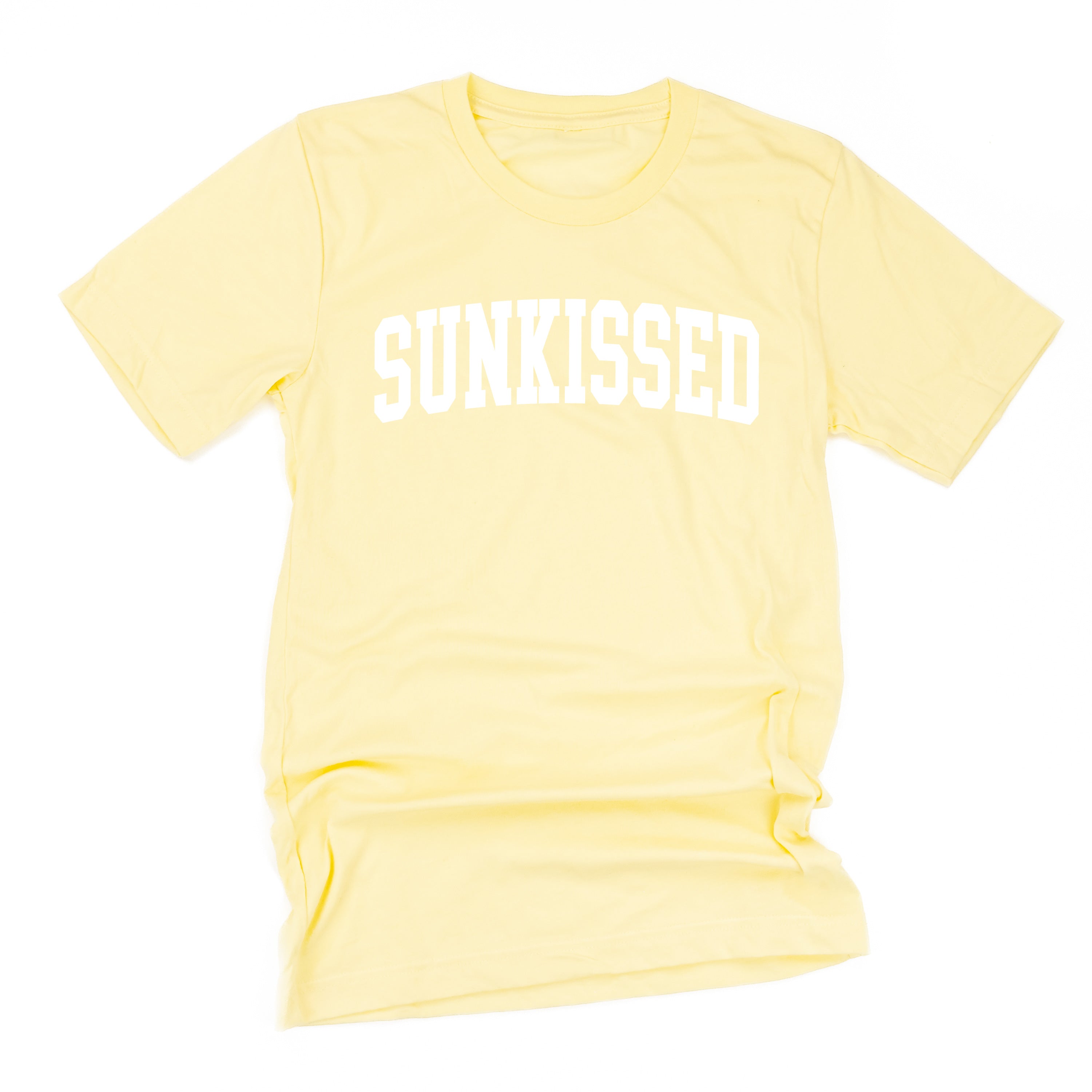 Sunkissed - Varsity - Unisex Tee Little Mama Shirt Shop
