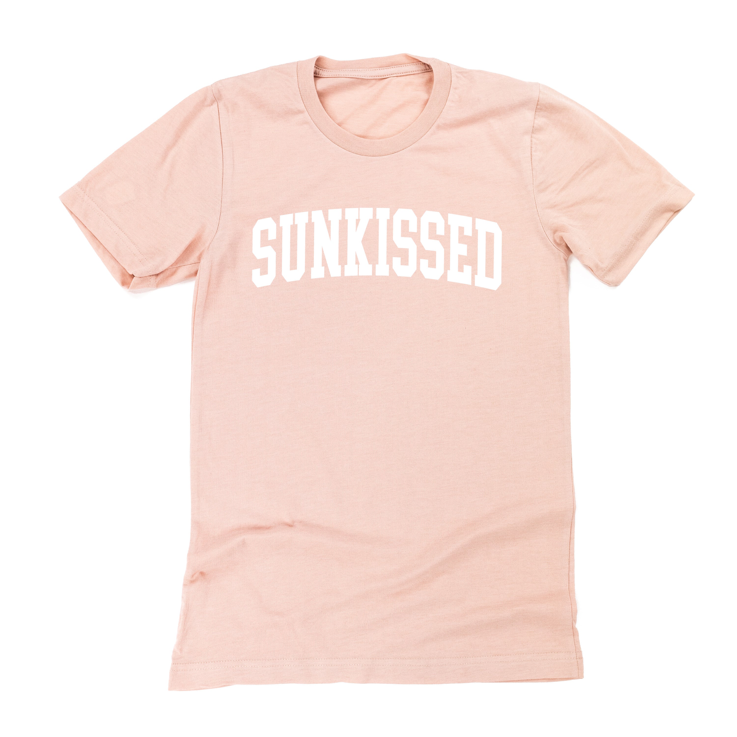 Sunkissed - Varsity - Unisex Tee Little Mama Shirt Shop