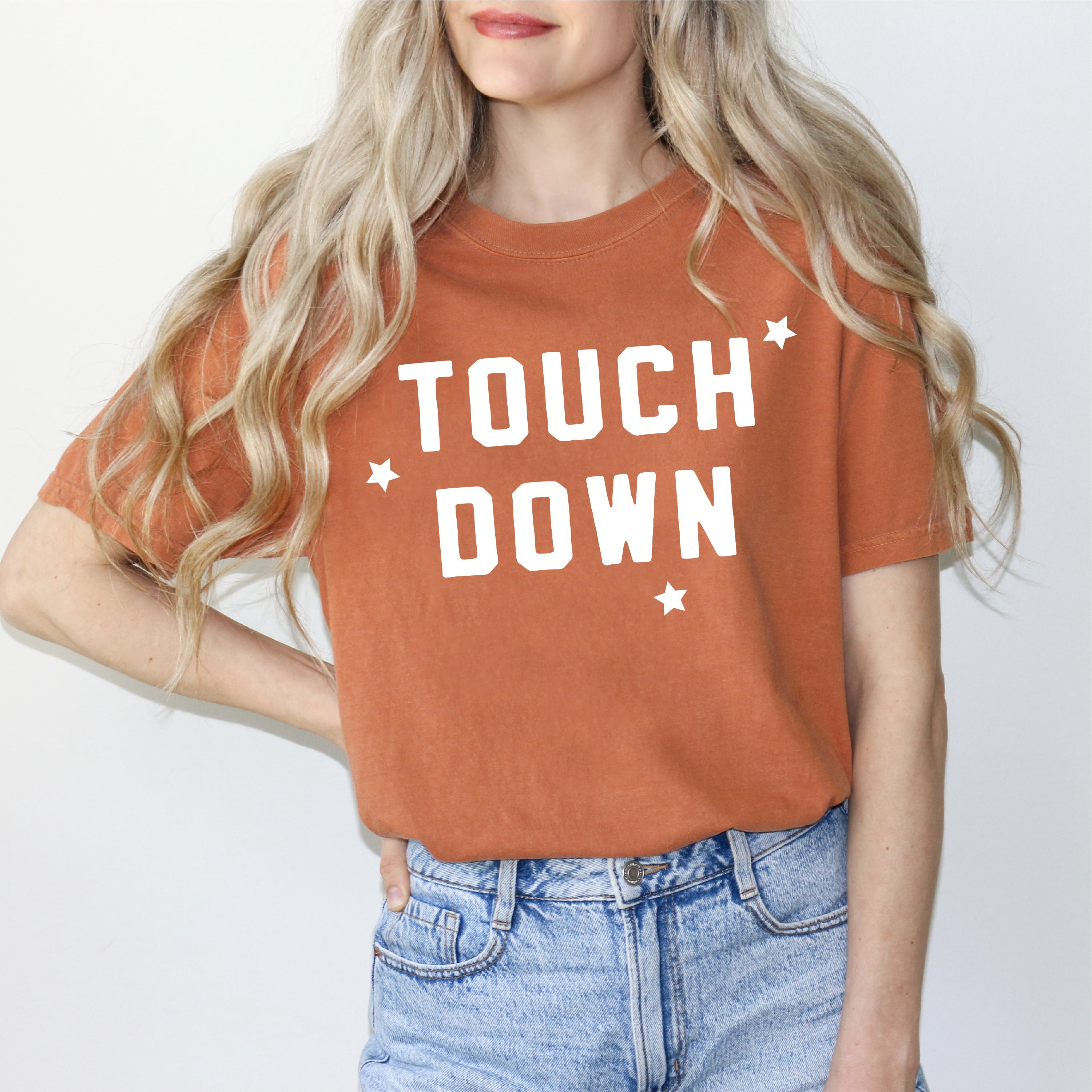 Touch Down - Comfort Colors Tee Little Mama Shirt Shop