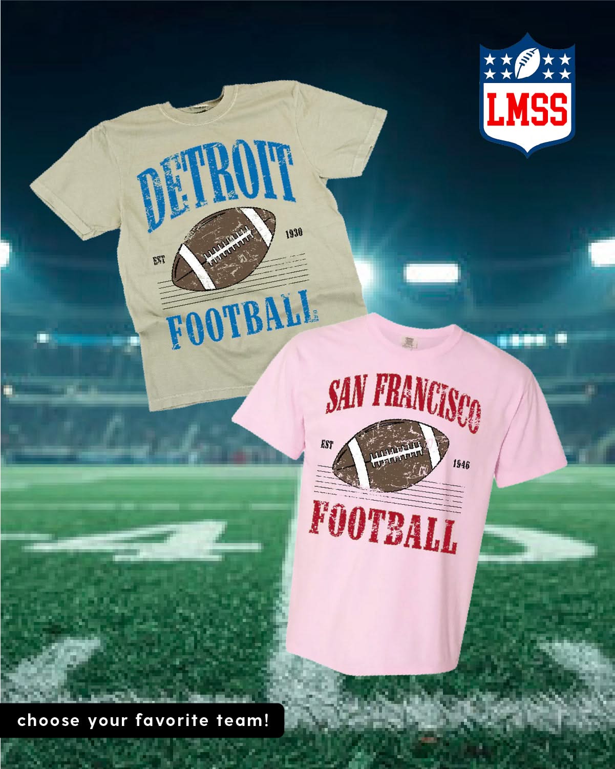 Touchdown Tees - Comfort Colors Tee Little Mama Shirt Shop