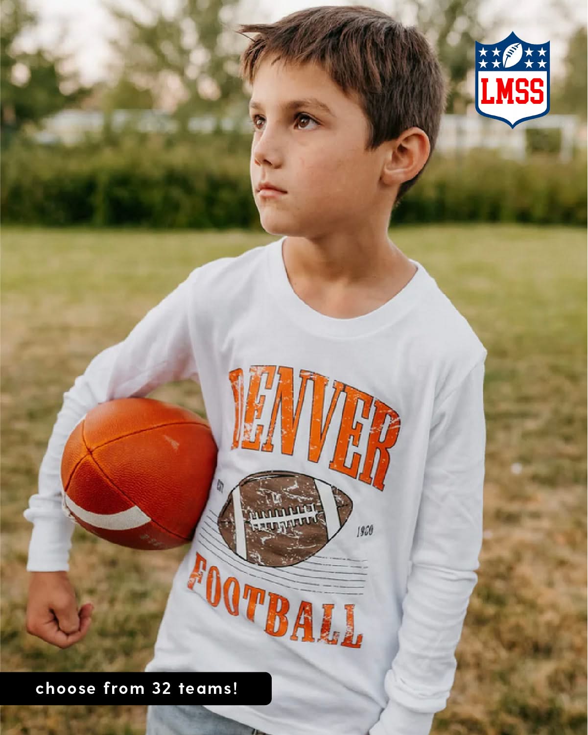 Touchdown Tees - Child LONG SLEEVE Tee Little Mama Shirt Shop