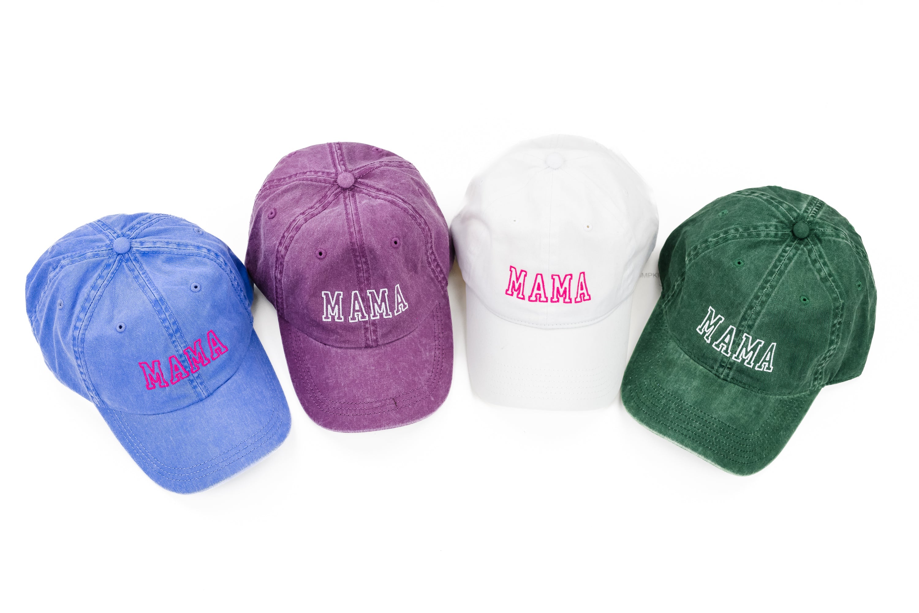 MAMA Outline - Baseball Cap - Multiple Colors Available Little Mama Shirt Shop