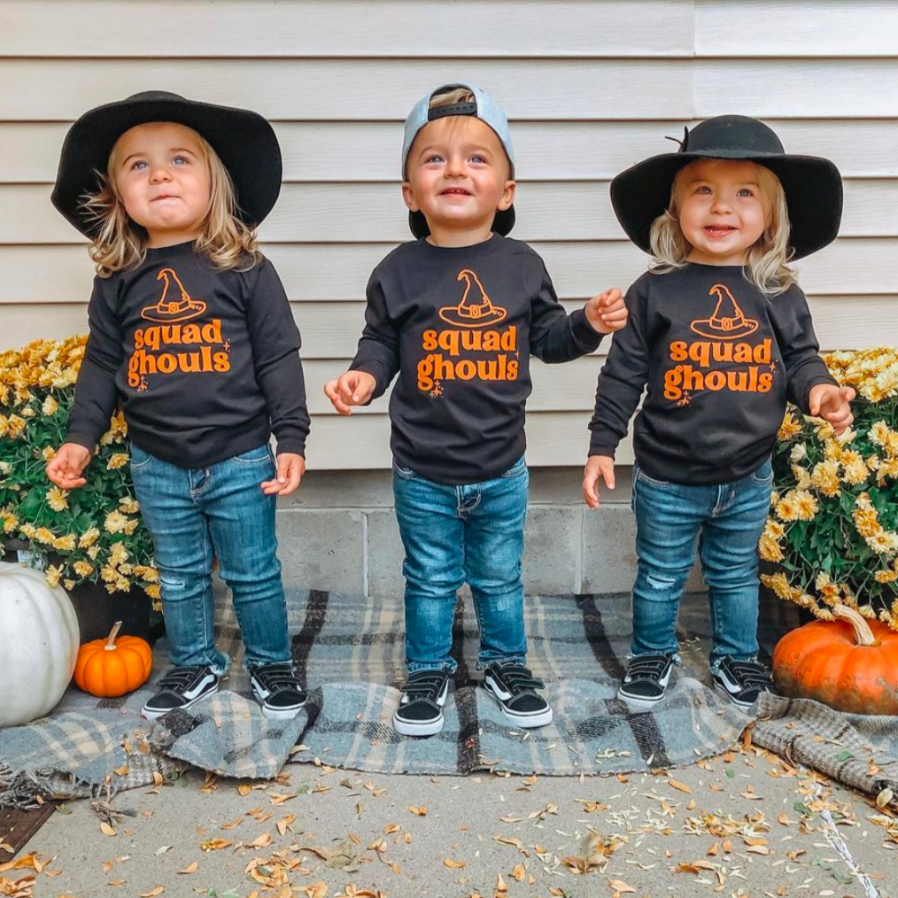 Squad Ghouls - Long Sleeve Child Shirt Little Mama Shirt Shop